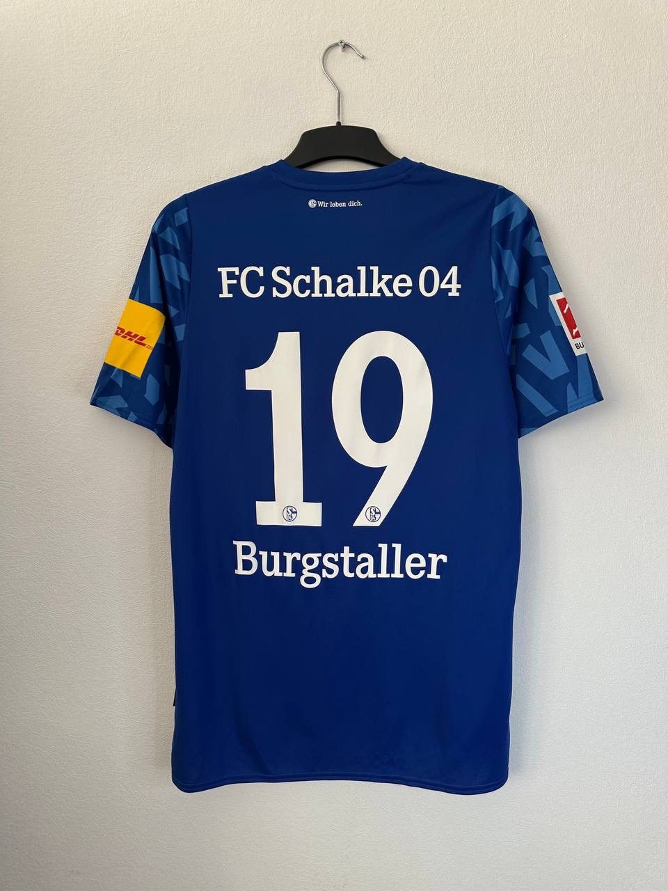 Umbro FC Schalke 04 Home Jersey Umbro #19 Burgstaller Bundesliga Size US L / EU 52-54 / 3 - 9 Thumbnail