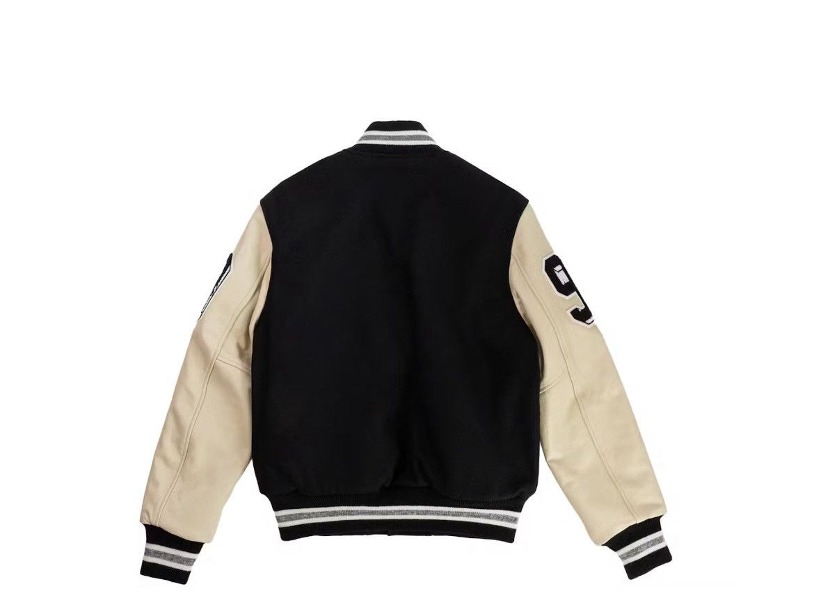 Eric Emanuel Eric Emanuel leather varsity jacket bomber black large Size US L / EU 52-54 / 3 - 2 Thumbnail