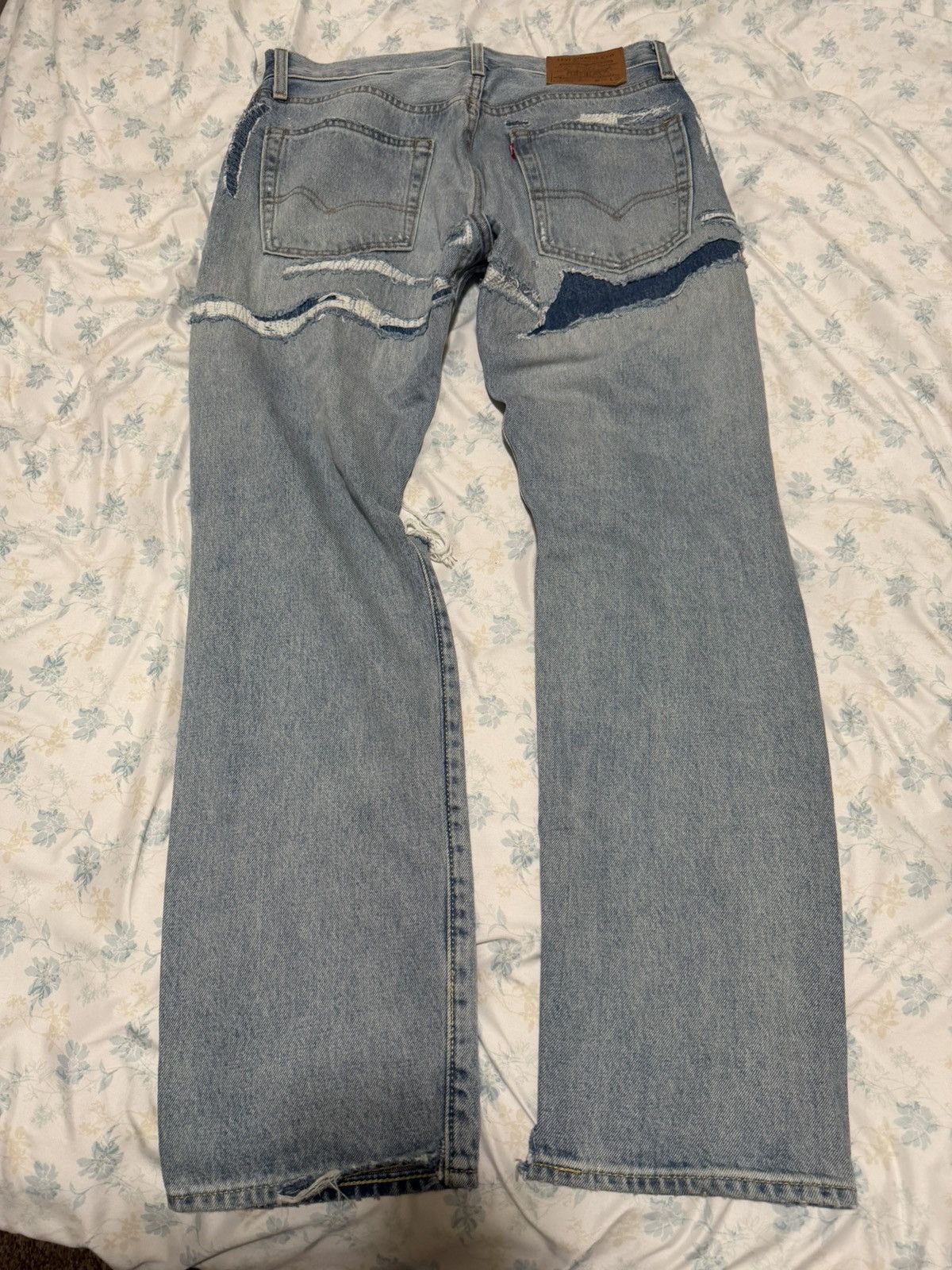 Levi's Levis 551 Ripped Boro Jeans Size US 31 - 5 Thumbnail