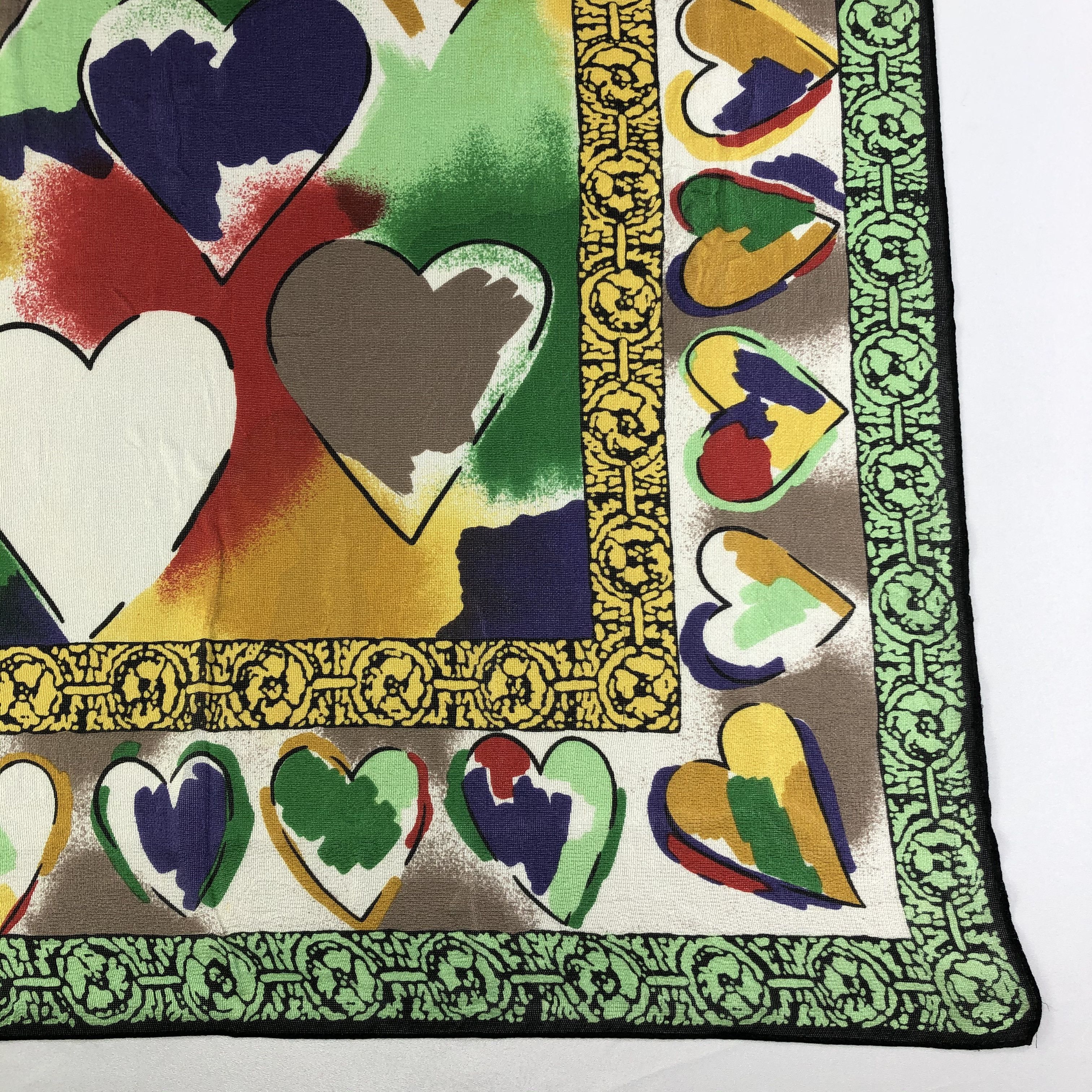 Vintage Vintage Silk Scarf Size ONE SIZE - 3 Thumbnail