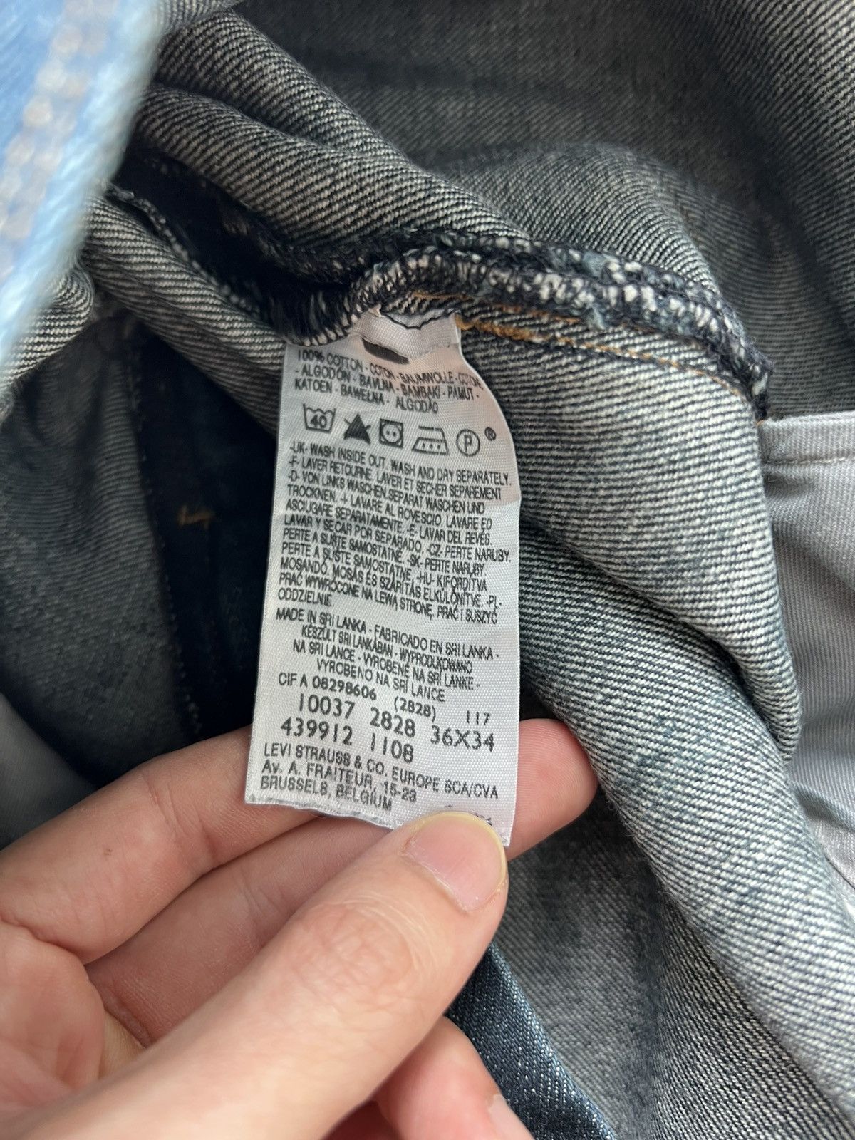 Levi's Levis Engineered Jeans Buckleback Tag W36 Actual 37x27 Size US 36 / EU 52 - 8 Thumbnail