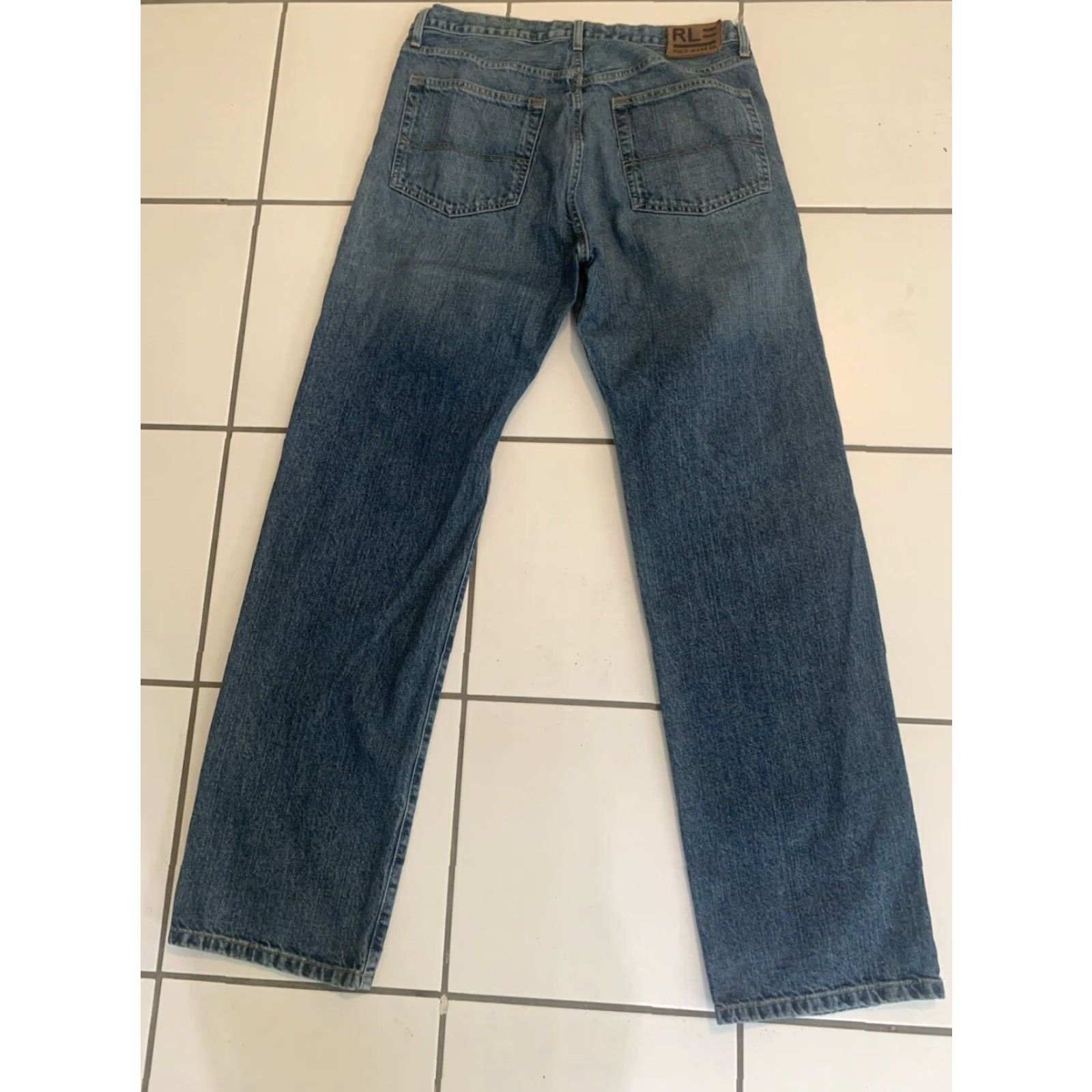 Polo Ralph Lauren Polo Ralph Lauren Jeans Men 34x34 Denim Blue 5-Pocket Logo Classic Straight Preppy American Men Size US S / EU 44-46 / 1 - 8 Thumbnail
