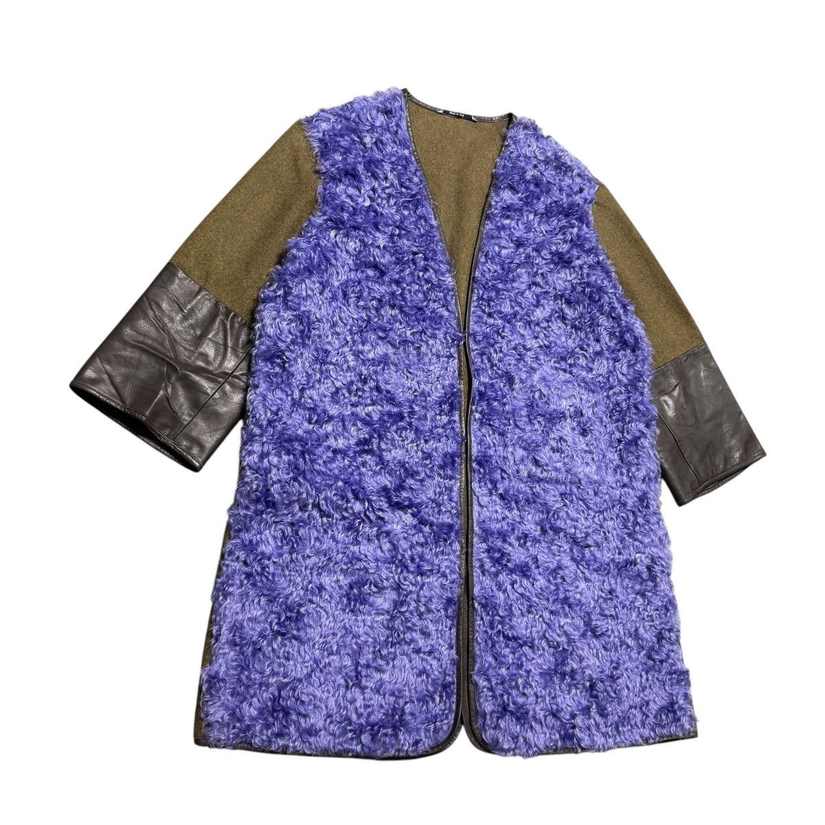 Maison Margiela Luxurios Pieces Maison Margiela Leather Sleeve Coat Size XS / US 0-2 / IT 36-38 - 3 Thumbnail