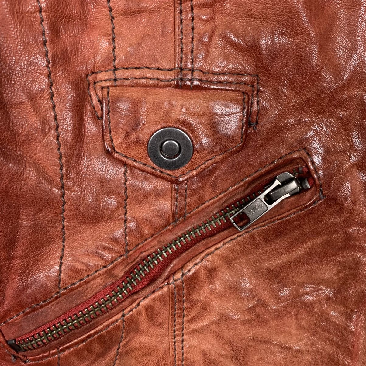 Leather ☀️Siosi leather cafe racer jacket Size US XS / EU 42 / 0 - 15 Thumbnail