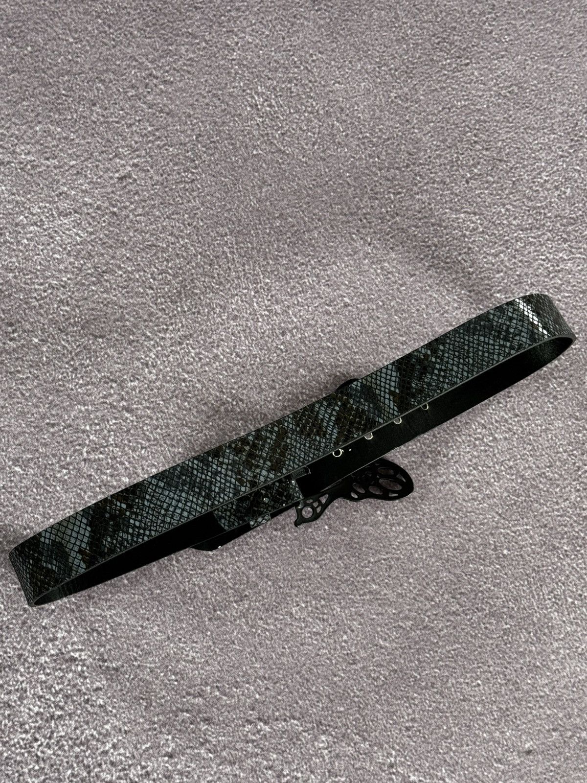 Miss Sixty Miss Sixty Y2K Real Leather Glamour Belt Size ONE SIZE - 5 Thumbnail