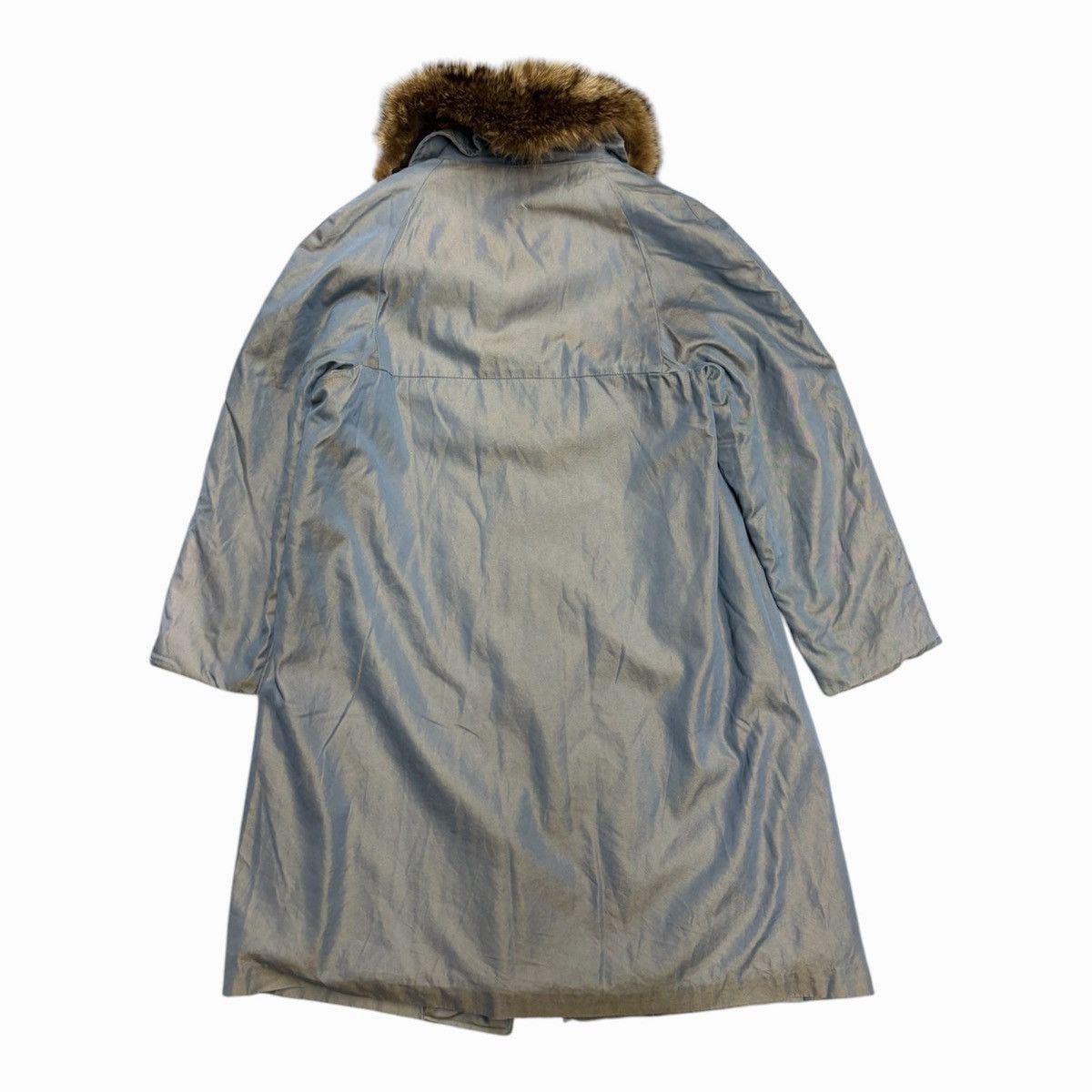 Vintage Vintage 90s Grey Faux Fur Puffer Jacket Women Size L Size L / US 10 / IT 46 - 5 Thumbnail