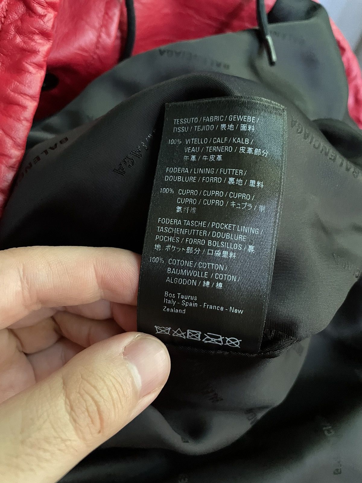 Balenciaga Balenciaga News Red Leather Jacket Size US L / EU 52-54 / 3 - 14 Thumbnail