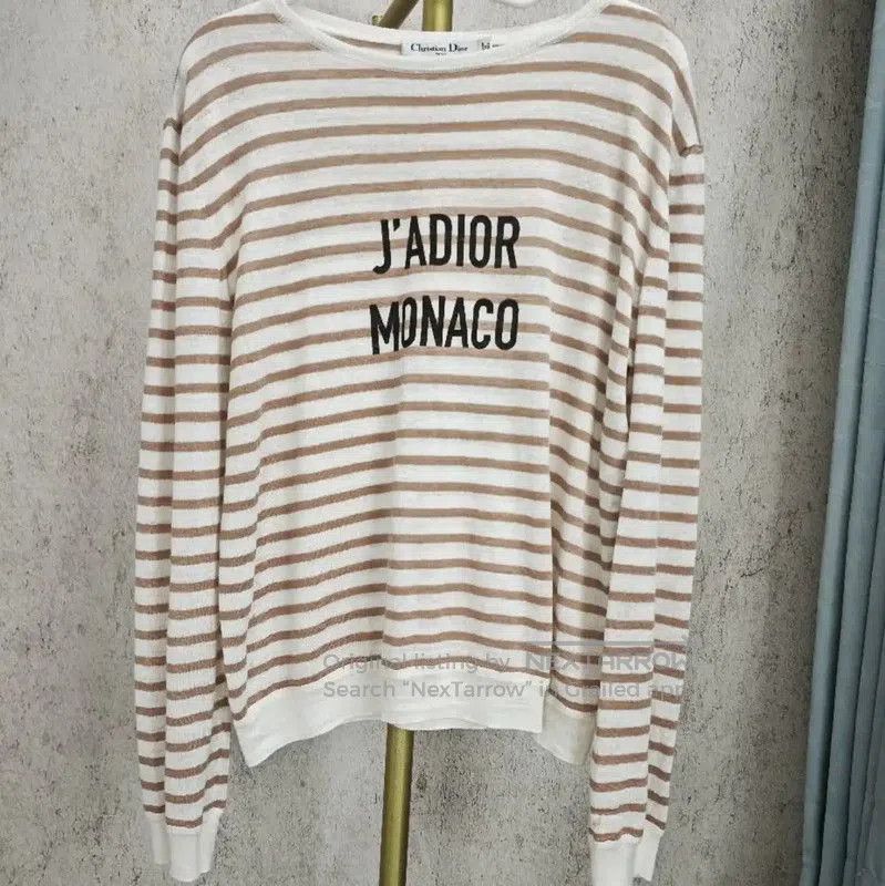Dior Dior Striped White Women's Pullover Sweater . Size S / US 4 / IT 40 - 1 Thumbnail
