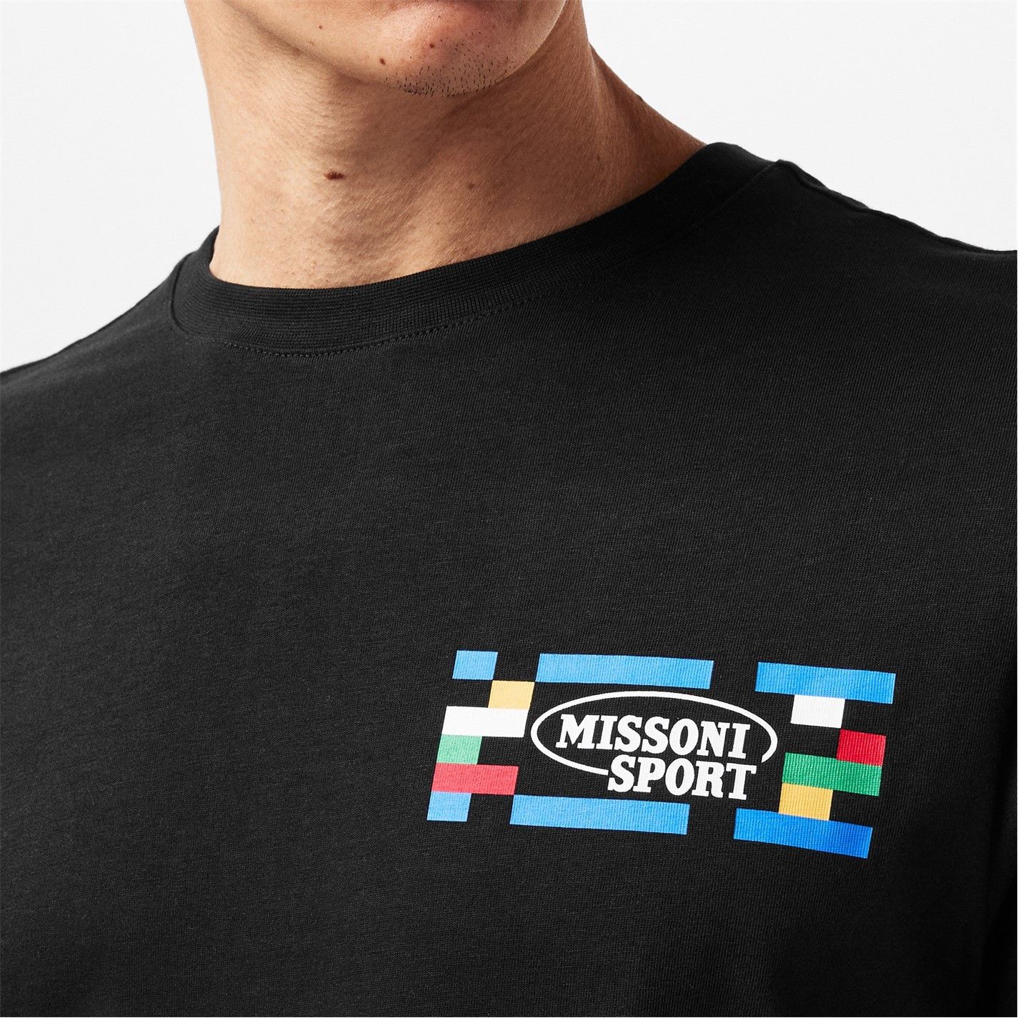Missoni o1g2r1mq0426 Logo T-Shirt in Black Size US S / EU 44-46 / 1 - 5 Thumbnail