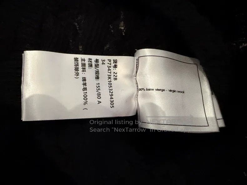 Chanel Chanel 22B Black Pearl Edge Strap Vest Size XXS / US 00 / IT 34 - 6 Thumbnail