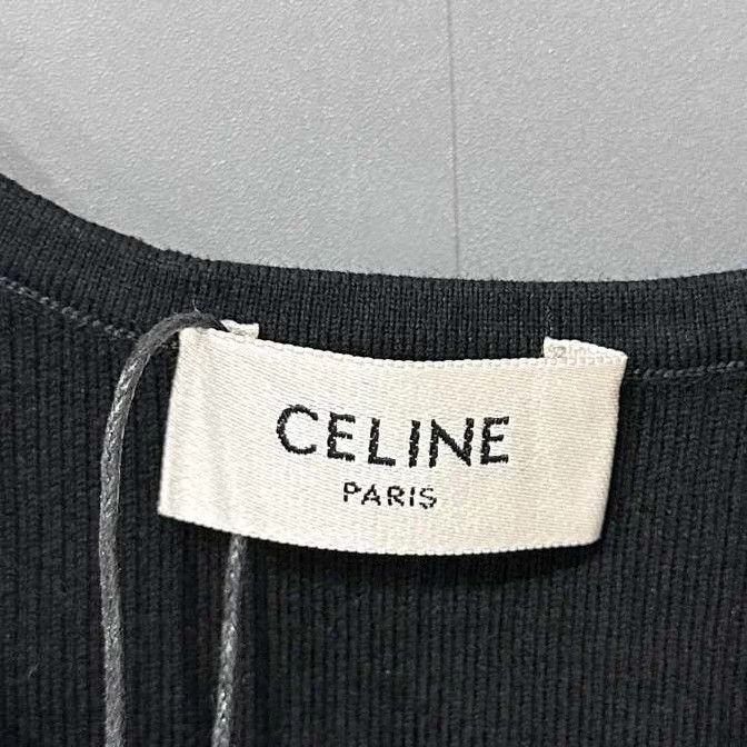 Celine Celine Black Logo Knit Vest M Size M / US 6-8 / IT 42-44 - 4 Thumbnail