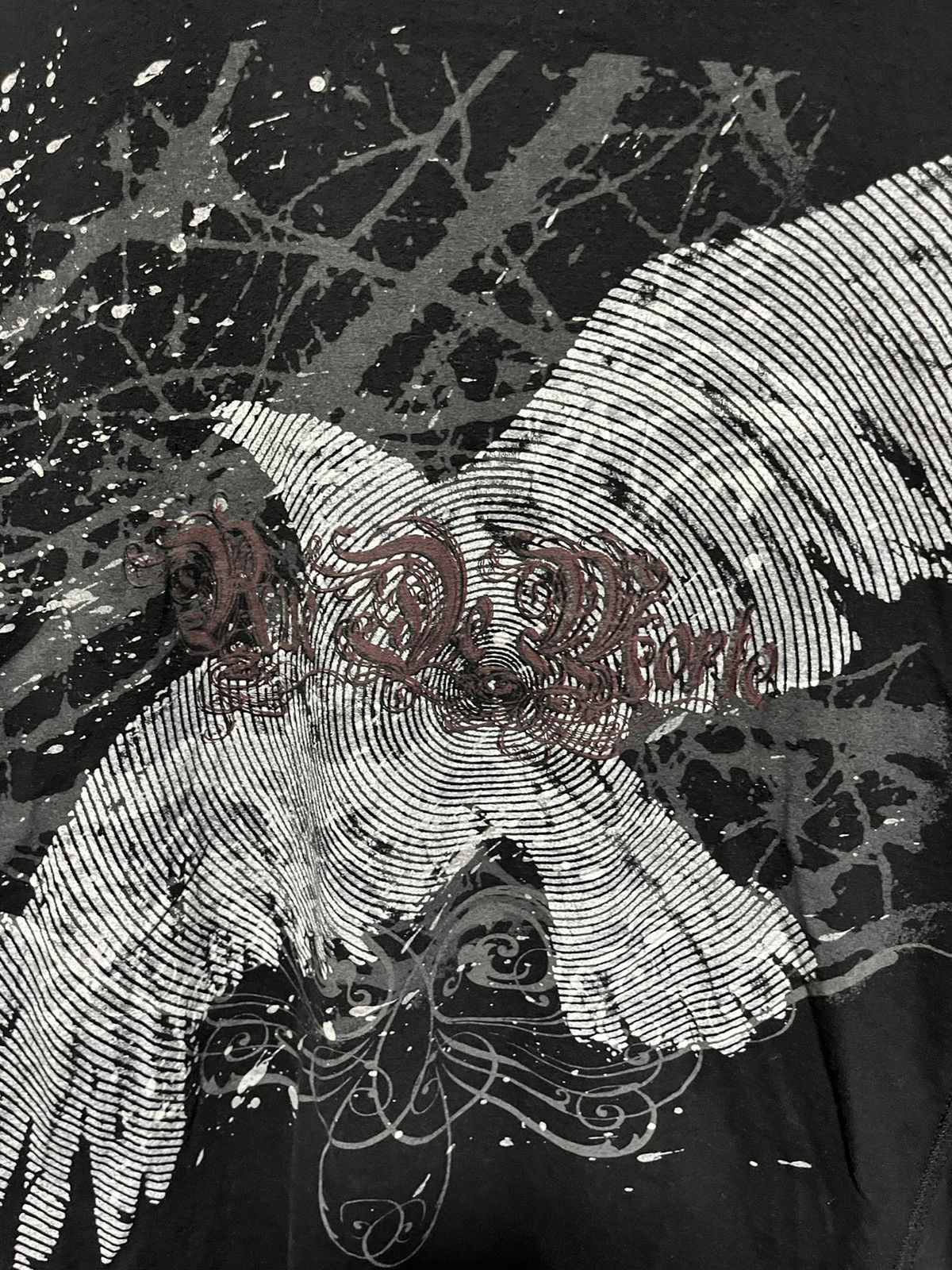 Affliction × Tapout × Vintage Crazy Y2K Affliction Style Grunge Eagle Skater Goth Tee Size US S / EU 44-46 / 1 - 3 Thumbnail
