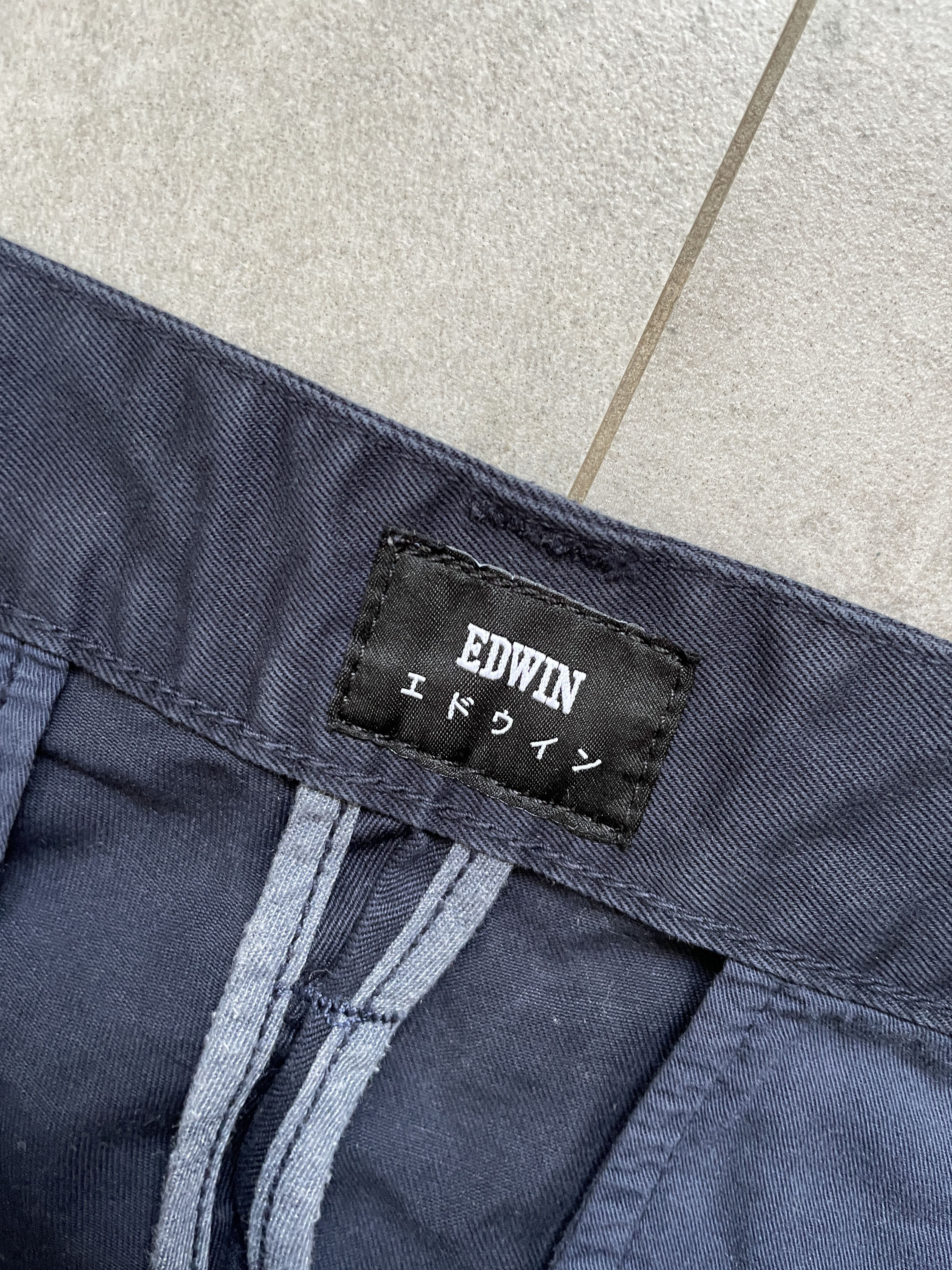 Edwin EDWIN MADE IN JAPAN NAVY CHINO 55 PANTS Size US 30 / EU 46 - 5 Thumbnail