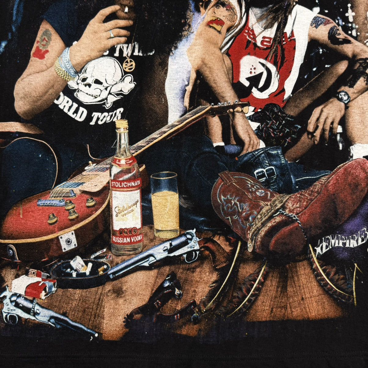 Band Tees Vintage 90s Guns N’ Roses Axl Slash AOP Empire DS T Shirt Size US XL / EU 56 / 4 - 7 Thumbnail