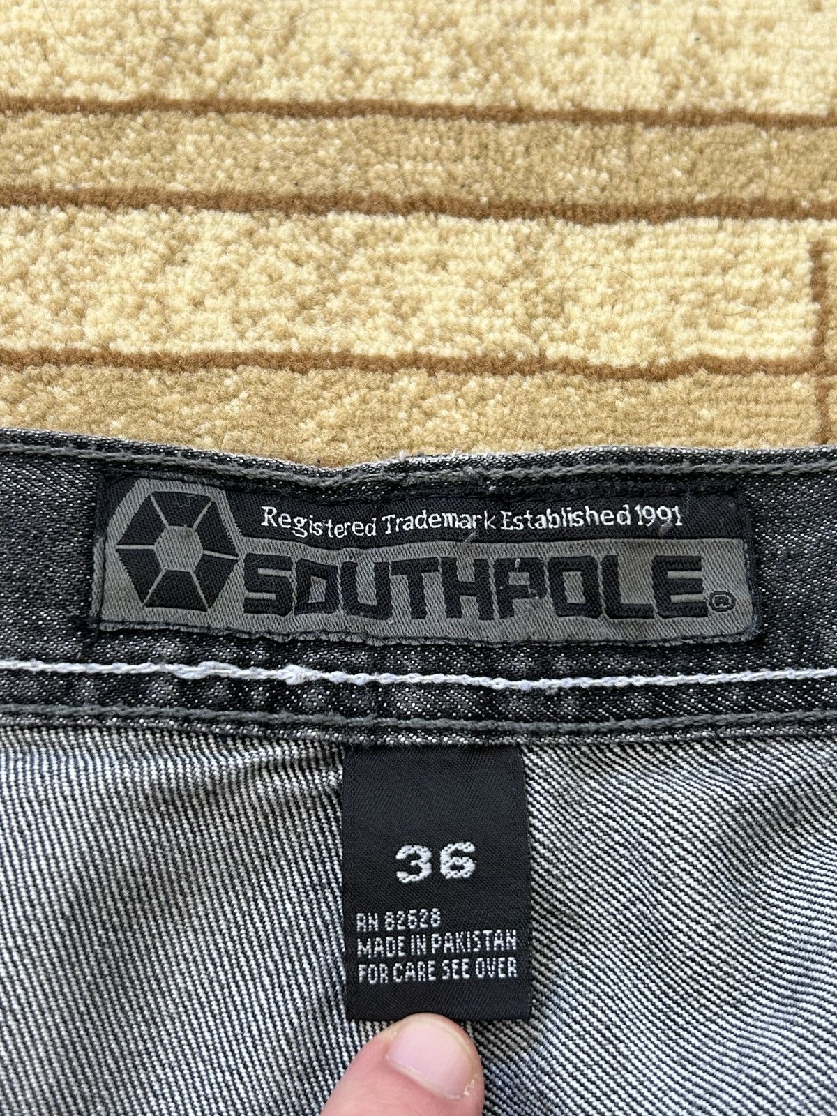 Southpole Vintage Southpole Baggy Brown Tab Jeans Size US 36 / EU 52 - 12 Thumbnail
