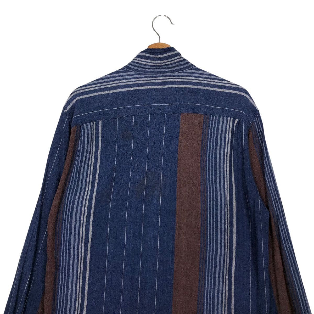 Japanese Brand 🔥VINTAGE STRIPPED CHORE JACKET LESVIS BAOIS ISSEY MIYAKE Size US M / EU 48-50 / 2 - 11 Thumbnail