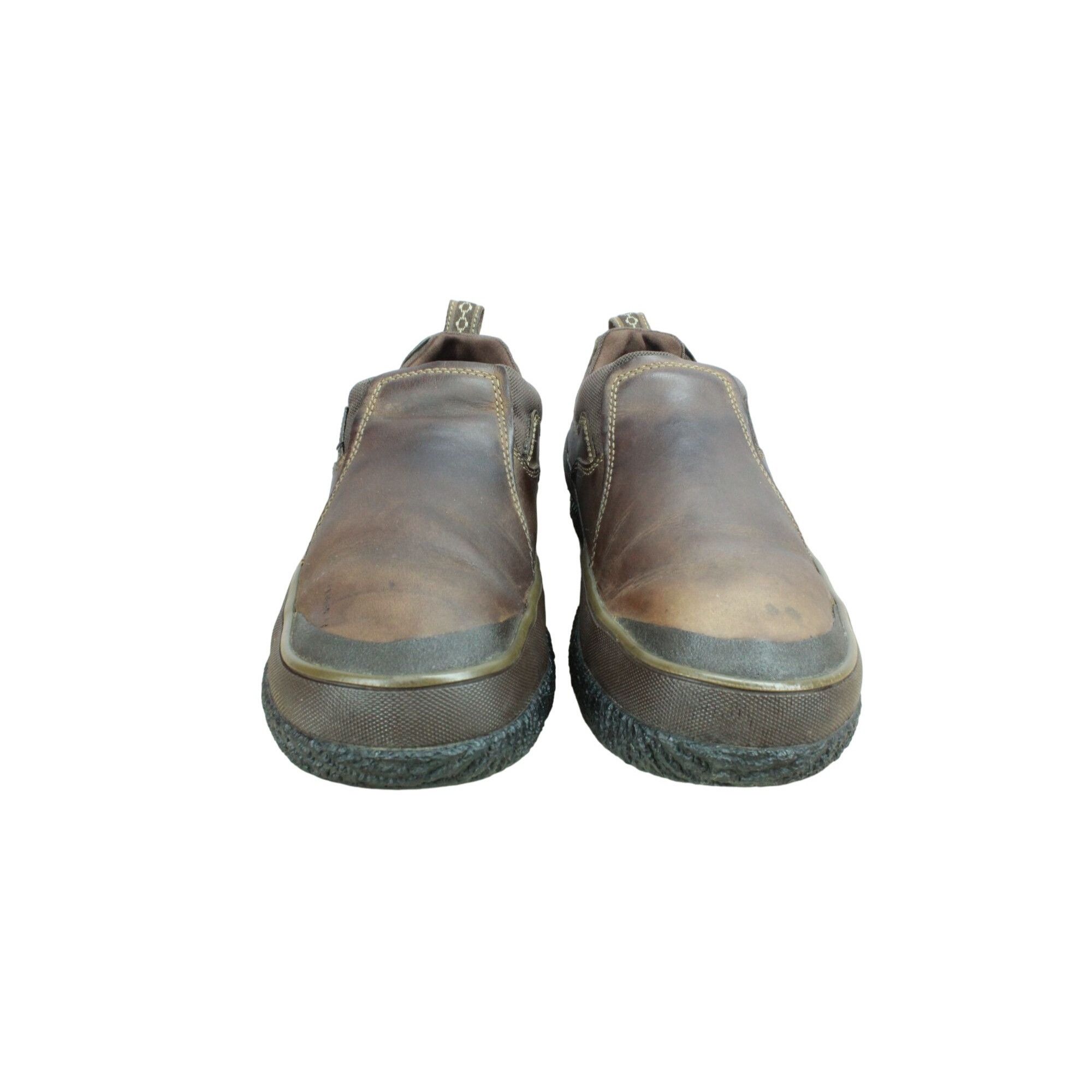 L.L. Bean LL Bean Mens Brown Leather Traverse Slip-on Trail Shoes Size US 11 / EU 44 - 5 Thumbnail