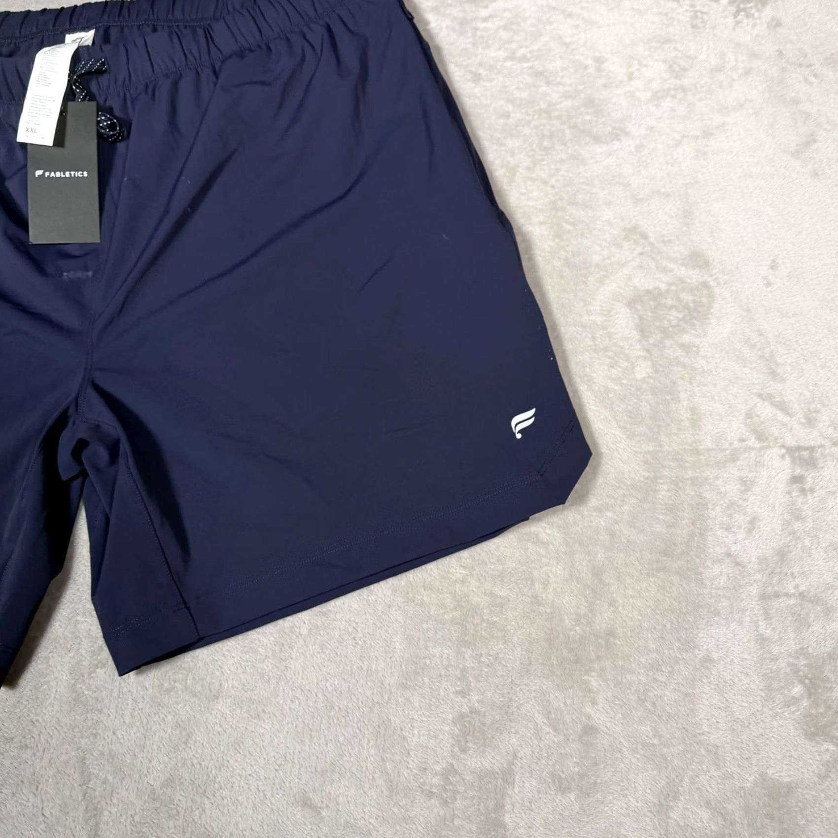Fabletics Fabletics Shorts Mens 2XL Blue Navy Performance Stretch Running Gym NWT Size US 39 - 3 Thumbnail