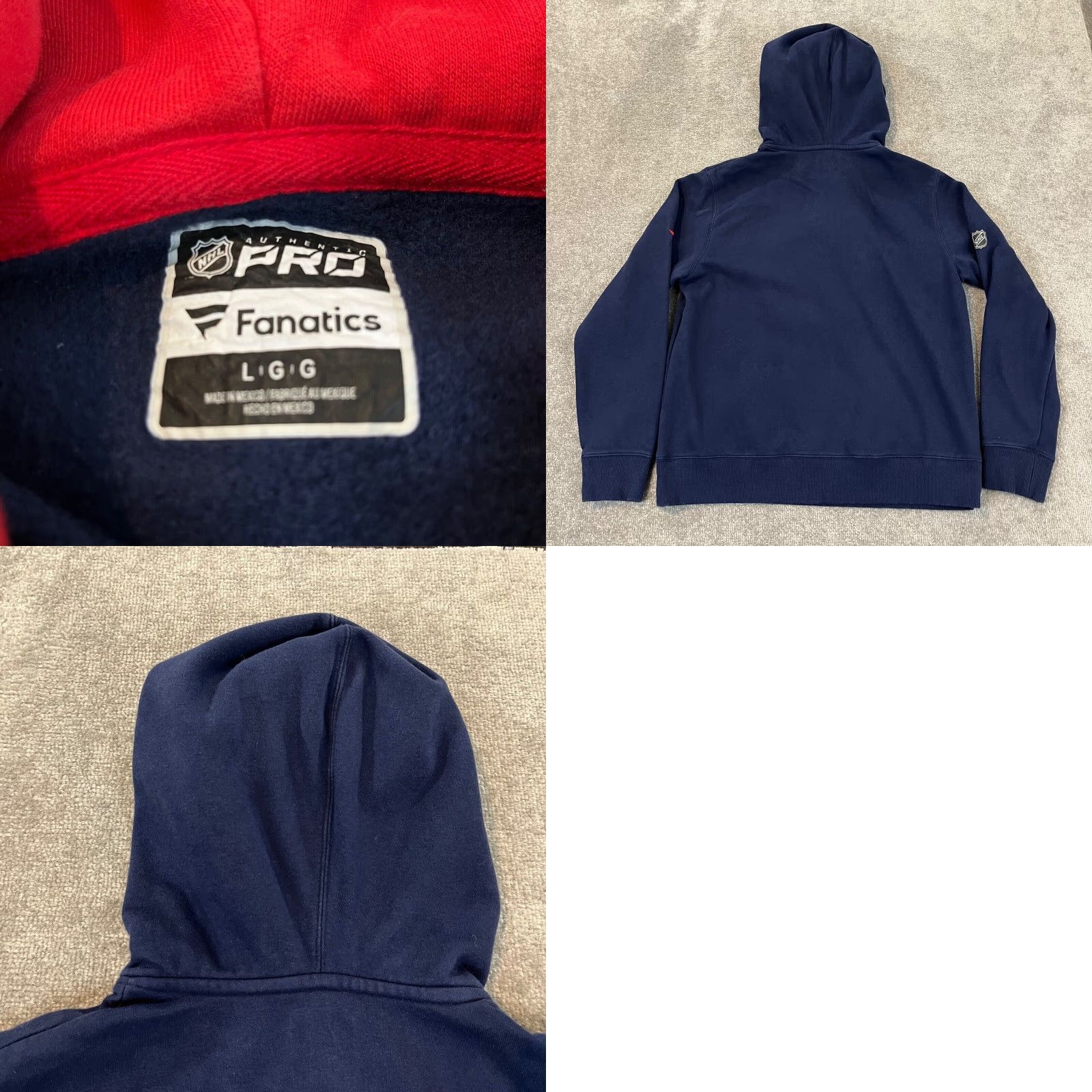 Vintage New York Rangers Hoodie Fanatics Mens Large Special Archival Throwback Patch Size US L / EU 52-54 / 3 - 8 Thumbnail