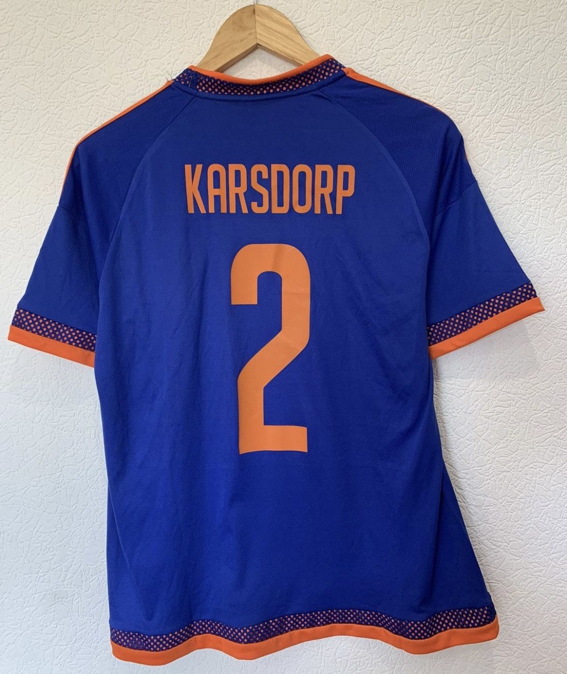 Adidas KARSDORP FEYENOORD ADIDAS 2015/2016 AWAY KIT SOCCER JERSEY Size US S / EU 44-46 / 1 - 2 Thumbnail