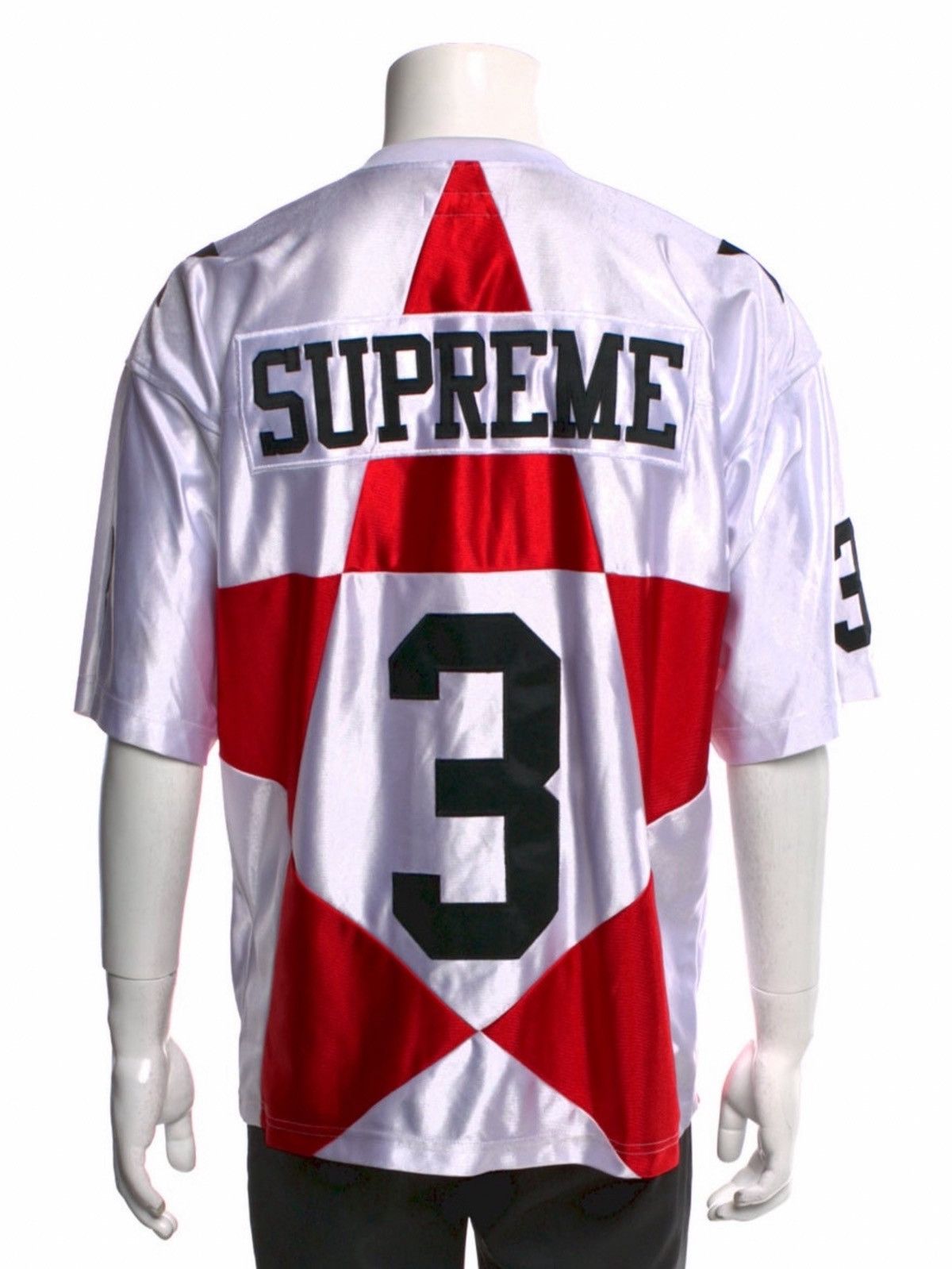 Supreme SUPREME star football jersey white (fw24) Size US S / EU 44-46 / 1 - 5 Thumbnail