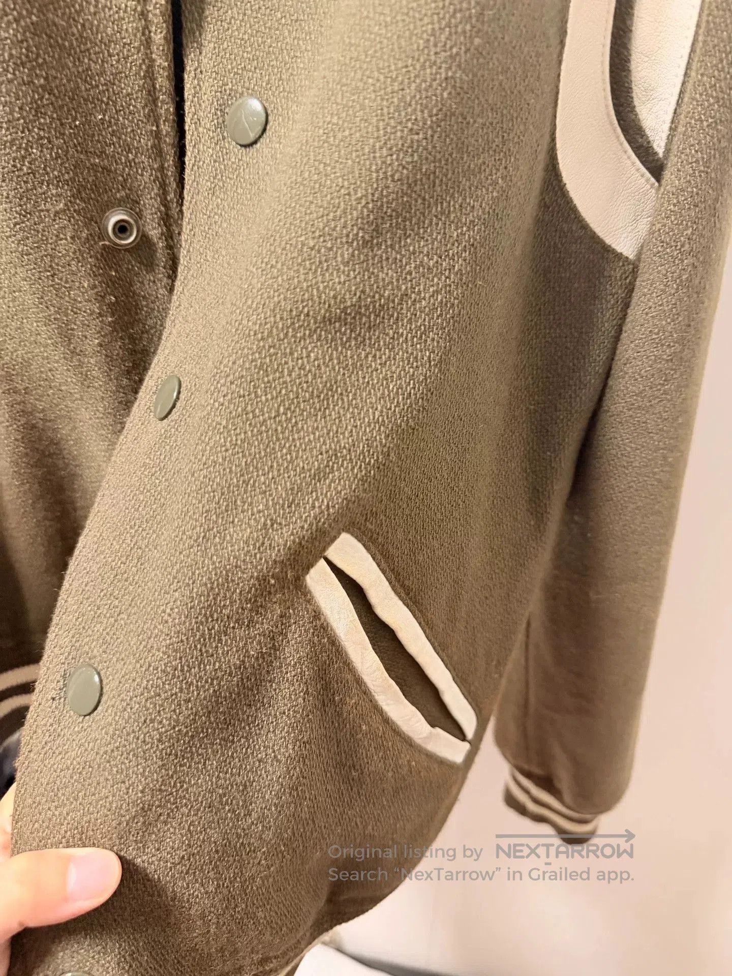 Saint Laurent Paris Saint Laurent Varsity Baseball Jacket. Size M / US 6-8 / IT 42-44 - 3 Thumbnail