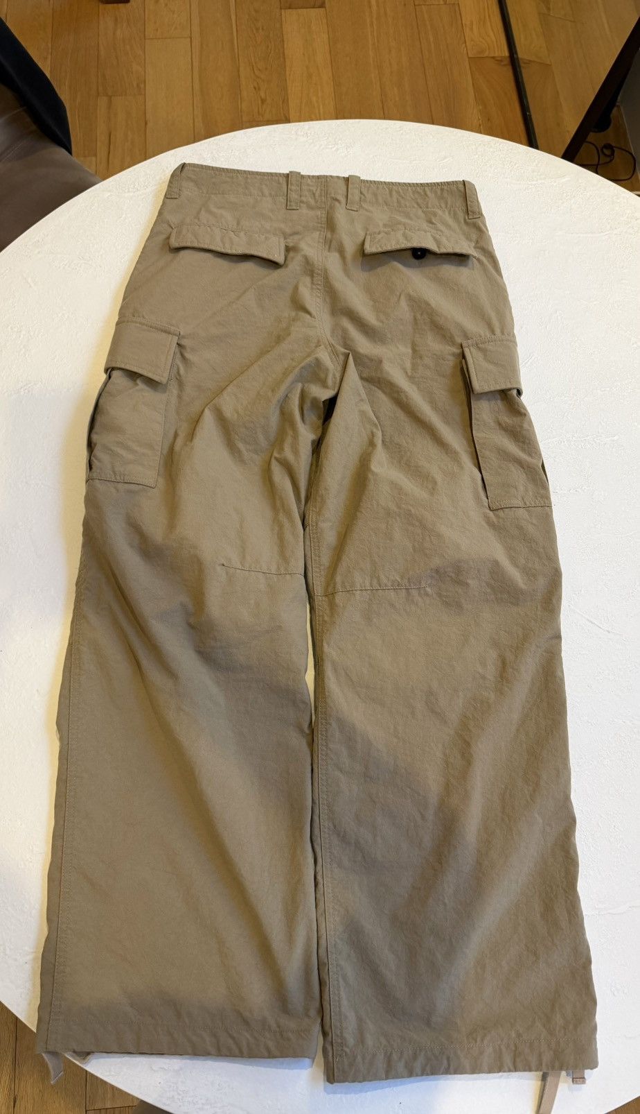 Our Legacy Our Legacy Work Cargo - Laurel Beige Nylon Oxford Size US 32 / EU 48 - 4 Thumbnail