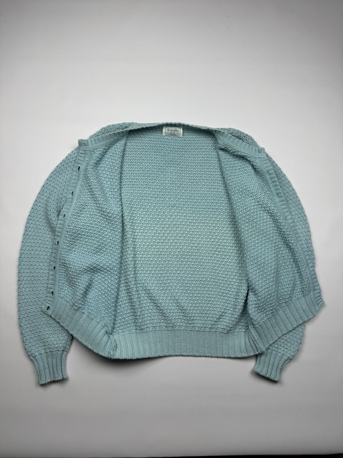 Benetton Vintage Benneton Knit Womans Cardigan Size L / US 10 / IT 46 - 7 Thumbnail