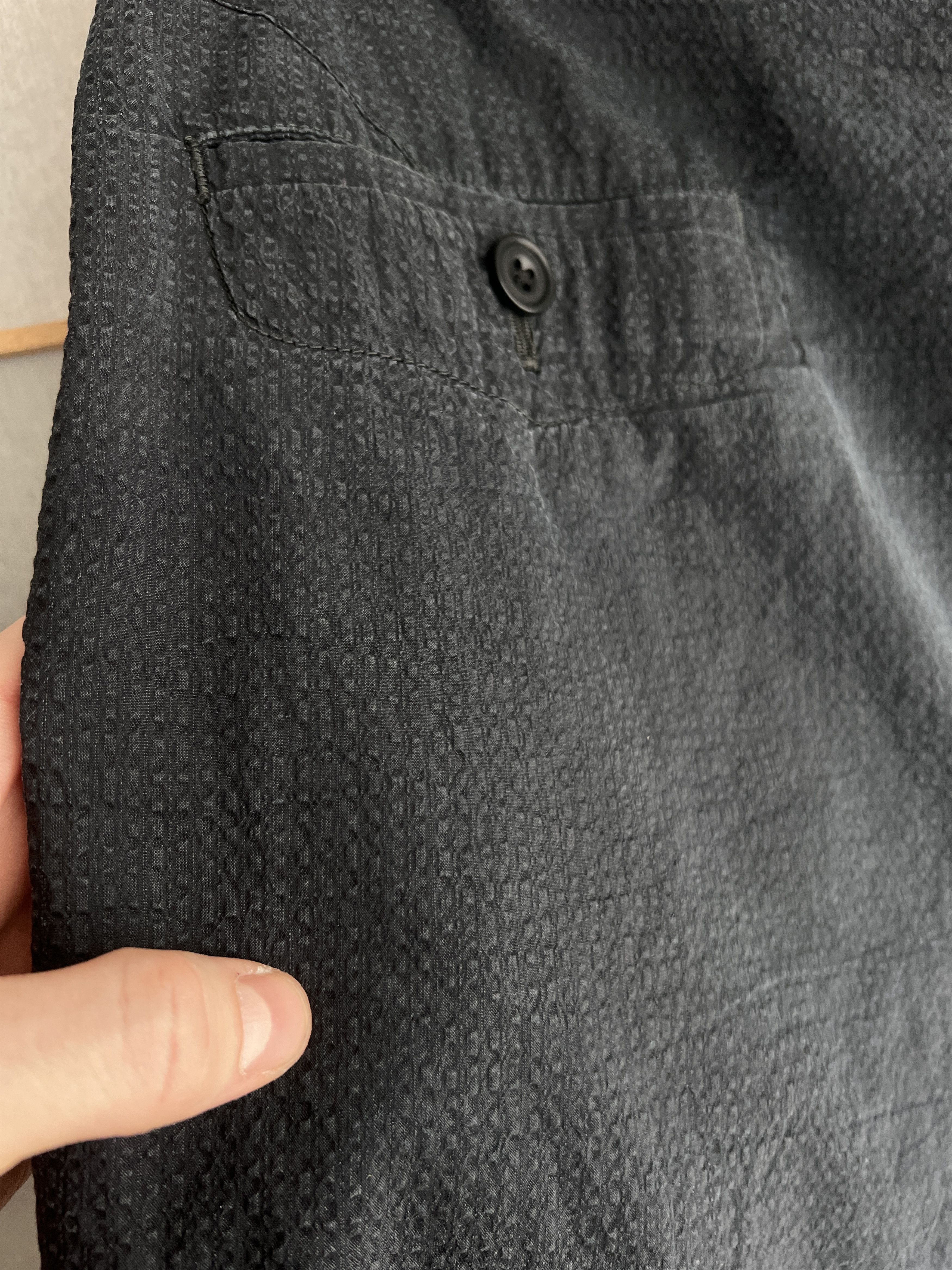 Helmut Lang Rare! Helmut Lang structure cropped pants faded distressed L Size US 34 / EU 50 - 24 Thumbnail