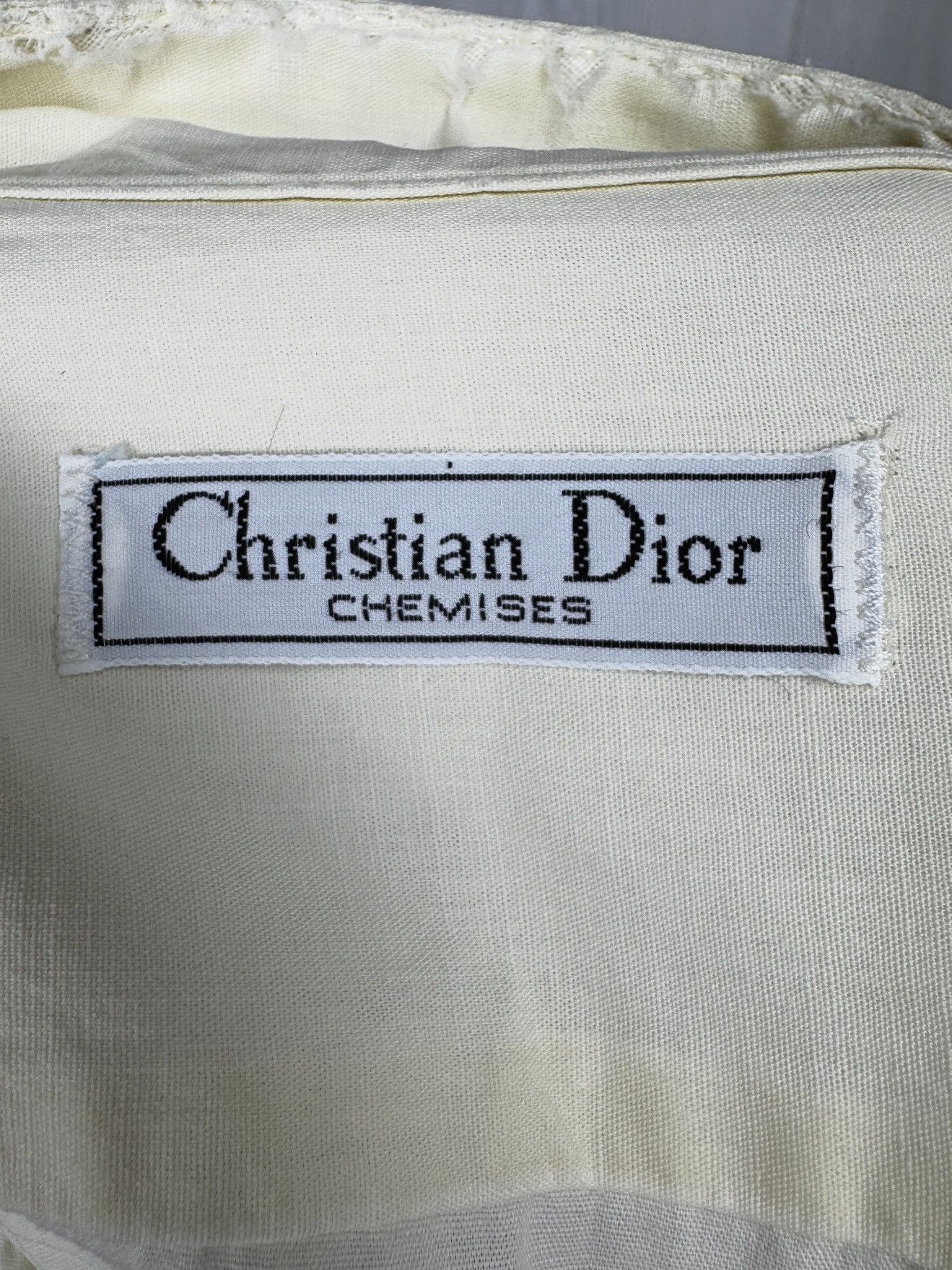 Christian Dior Monsieur Christian Dior Chemises VNTG 90s distressed collarless shirt Size US L / EU 52-54 / 3 - 12 Thumbnail