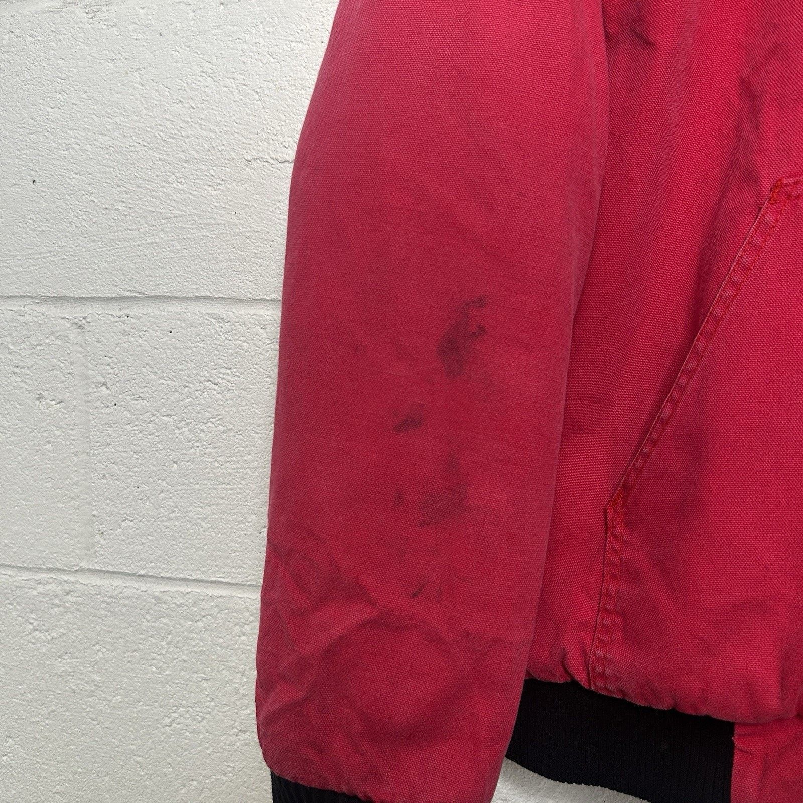 Vintage Vintage Polar King Quilted Canvas Hooded Jacket “Red Black” Size US L / EU 52-54 / 3 - 4 Thumbnail