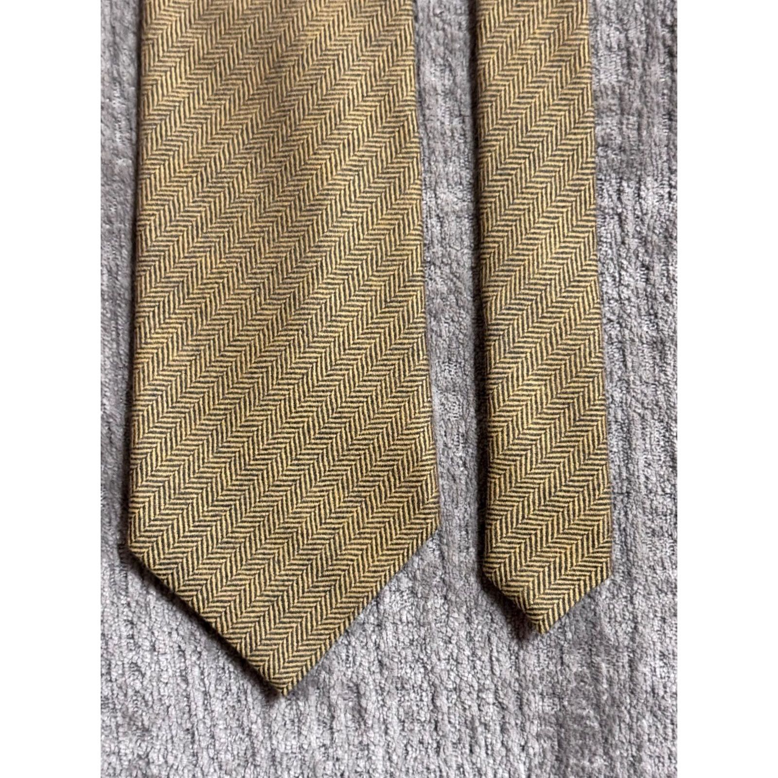 Ermenegildo Zegna Ermenegildo Zegna Mens Silk Necktie Tie MINT Pure Wool Ascot Multicolor 295 Brand Mens Tie Size ONE SIZE - 3 Thumbnail