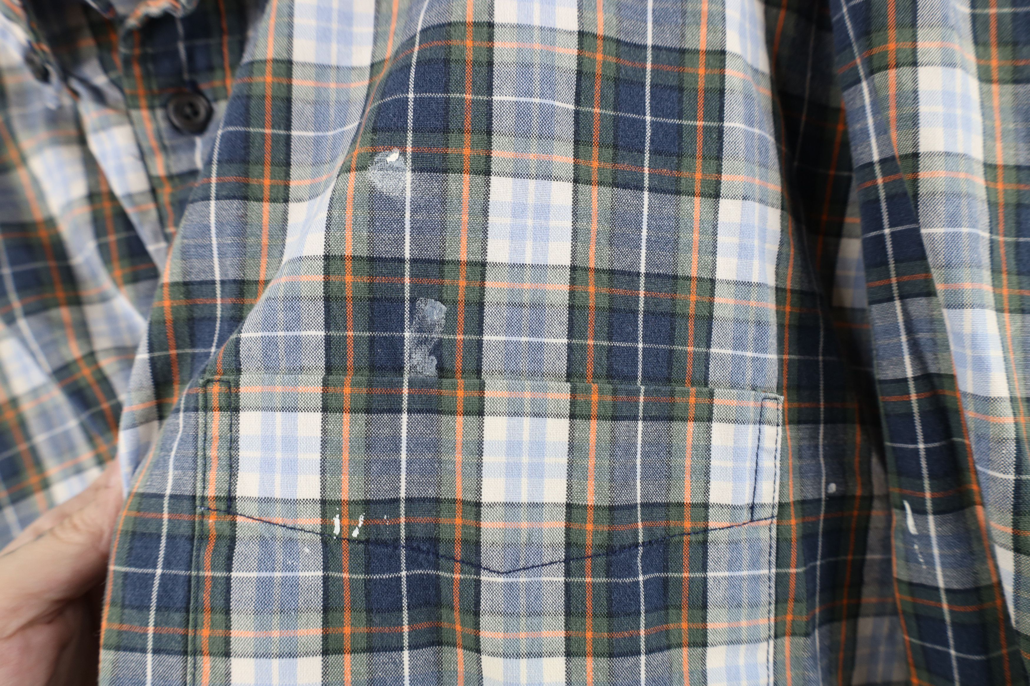 Gap Vintage 90s Gap Heavy Baggy Collared Button Down Shirt Plaid Size US XL / EU 56 / 4 - 4 Thumbnail