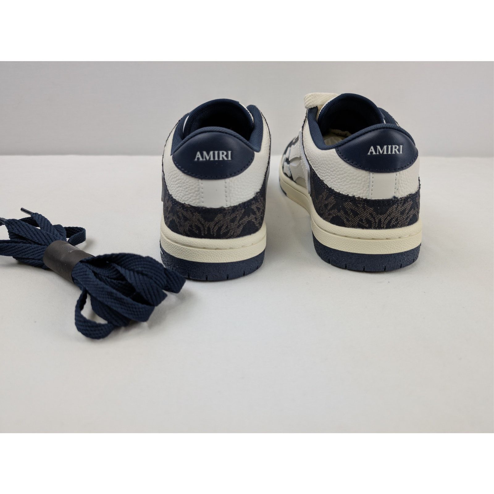 Amiri o1rshd1 MA Quad Skeleton Top Low Sneakers in Midnight Indigo Size US 9 / EU 42 - 12 Thumbnail