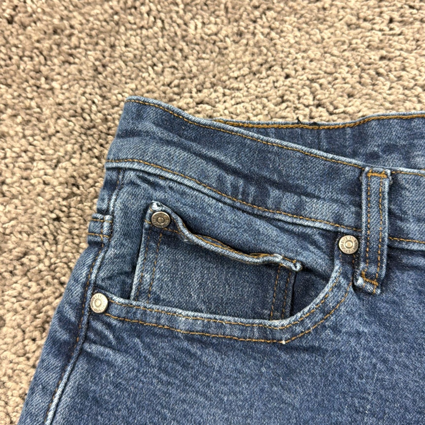 Brooks Brothers Brooks Brothers Jeans Men 30 Slim Straight Denim Dark Wash Stretch 28x30 Blue Cotton Blend Regular Inseam 30 Mens Jeans Size US 30 / EU 46 - 3 Thumbnail