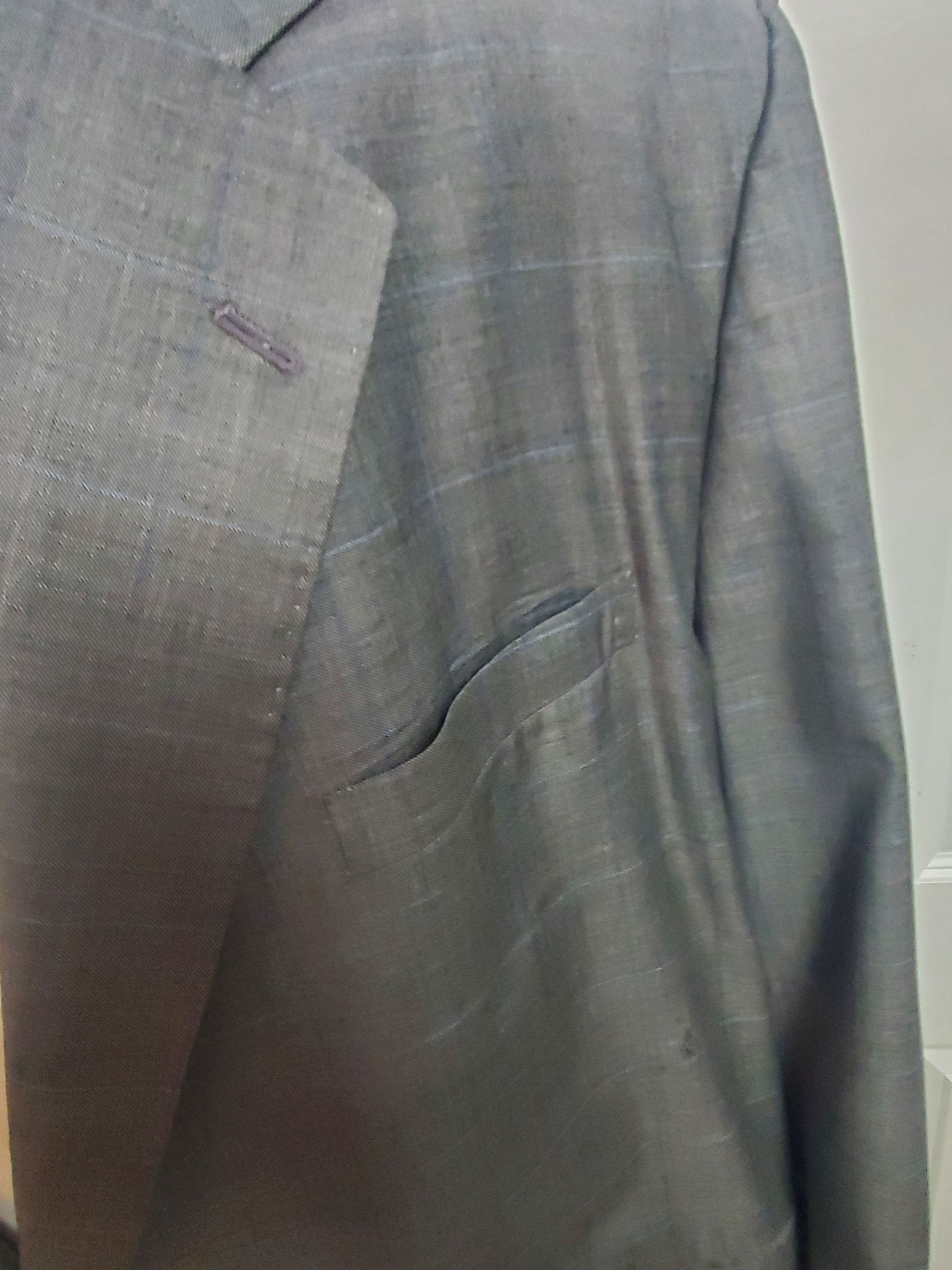 Ermenegildo Zegna Ermenegildo Zegna Trofeo Suit Wool Luxury Men USA 50 - 52R Size 50R - 6 Thumbnail