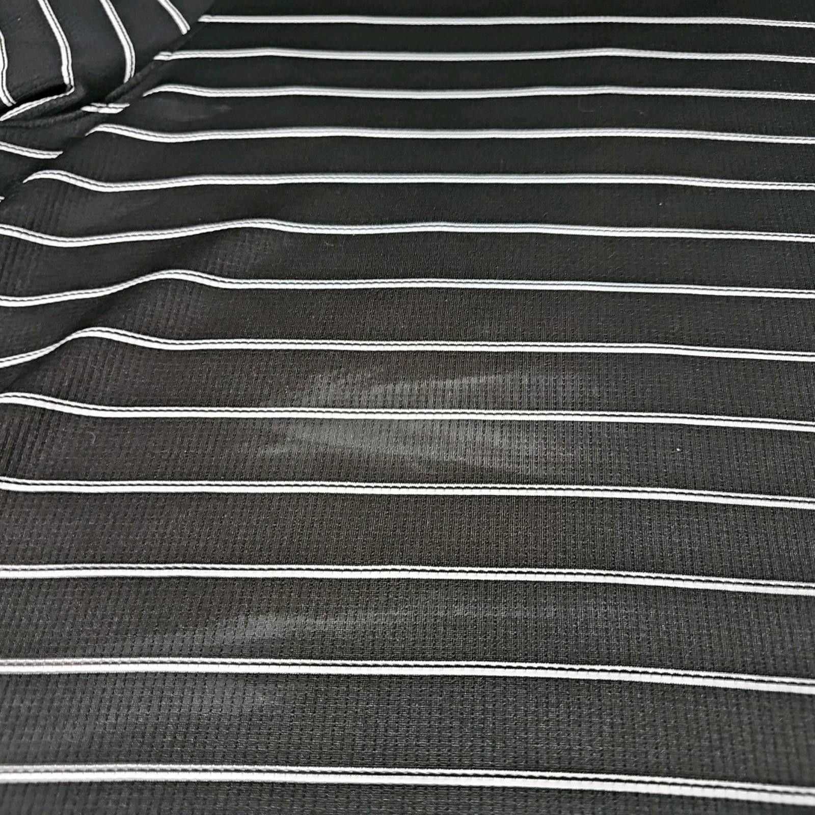 Nike Nike Dri-Fit Black XL Striped Polo Size US XL / EU 56 / 4 - 4 Thumbnail