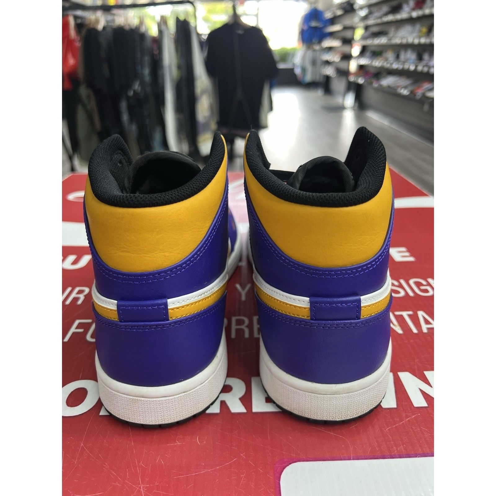 Jordan Brand Air Jordan 1 Mid Lakers (2022) Size 11 (DQ8426-517) Size US 11 / EU 44 - 5 Thumbnail