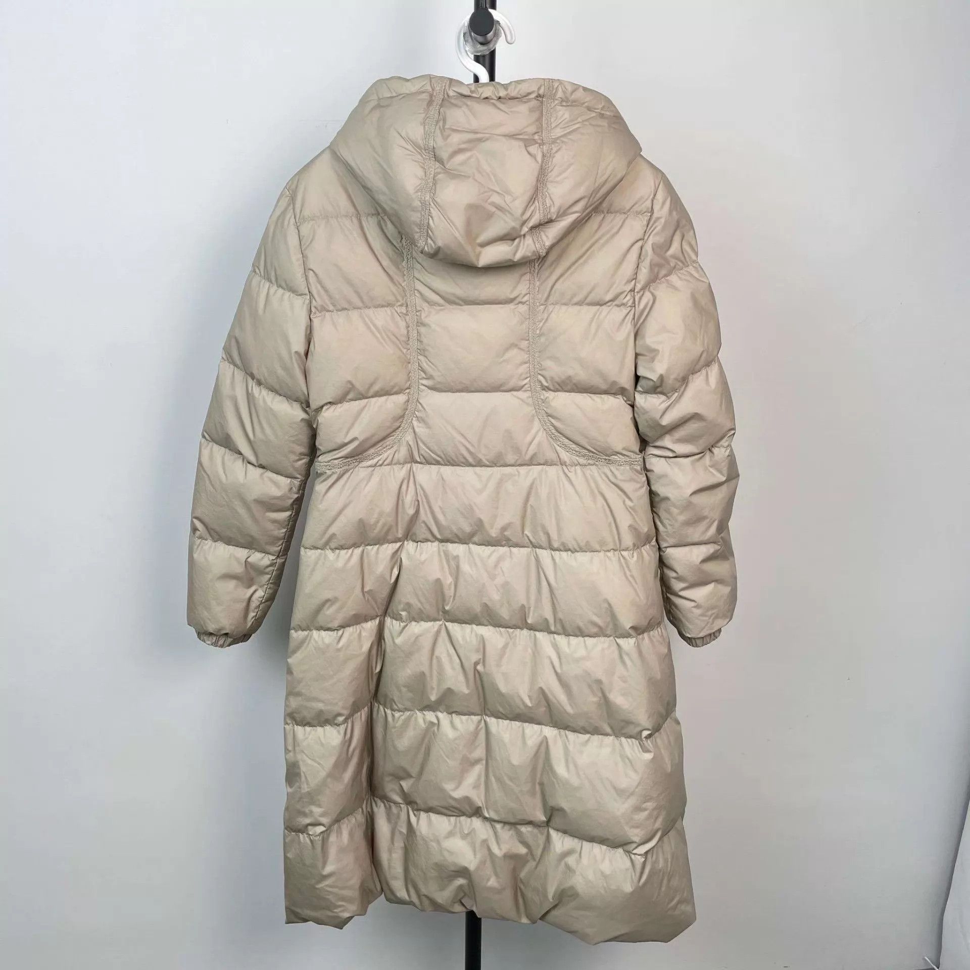 Moncler Moncler Beige Long Down Coat 2 Size XS / US 0-2 / IT 36-38 - 2 Thumbnail