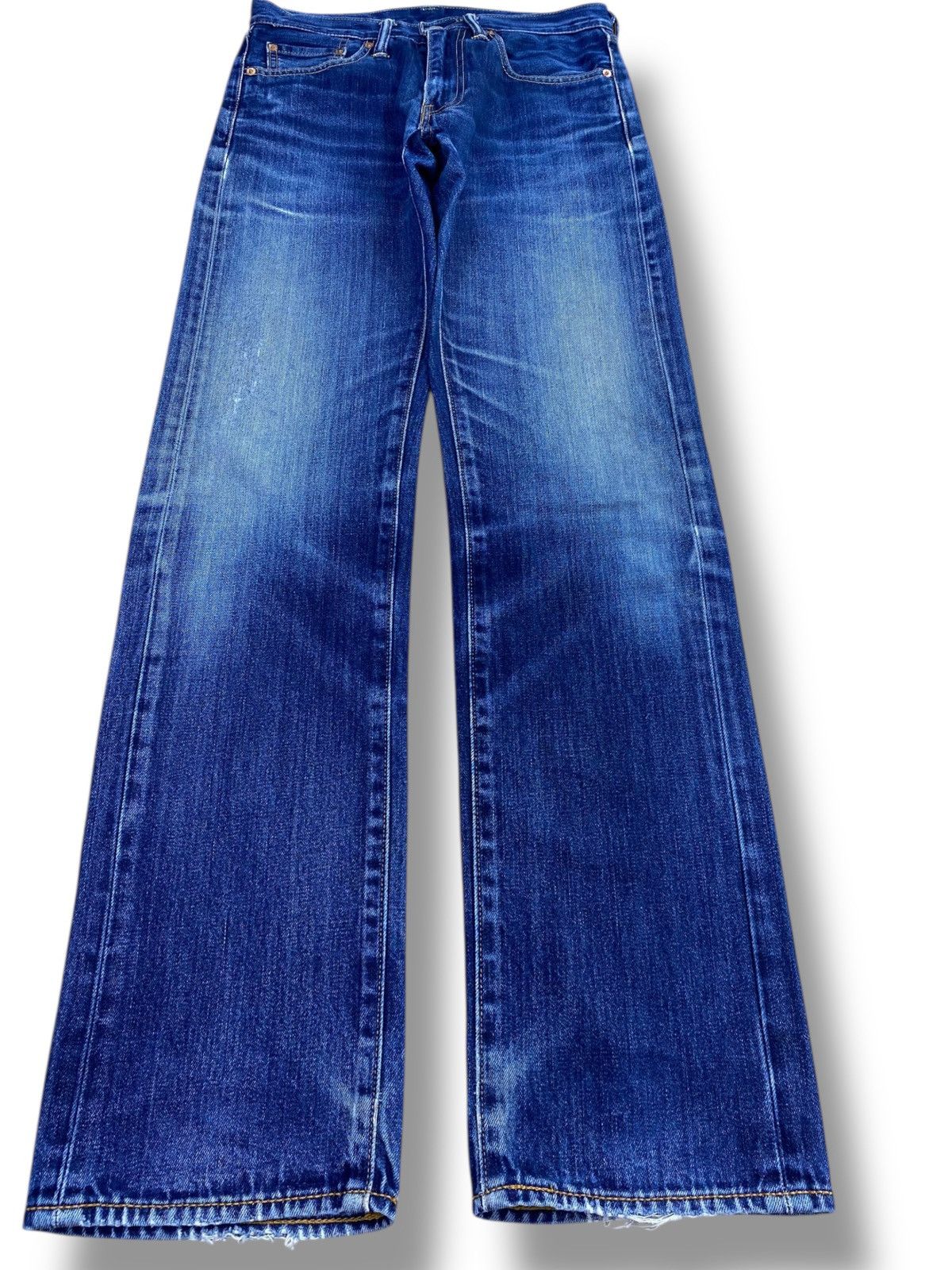 Levi's Levi’s Whiskered Faded Wash Style Straight Leg Jeans Size US 30 / EU 46 - 1 Thumbnail
