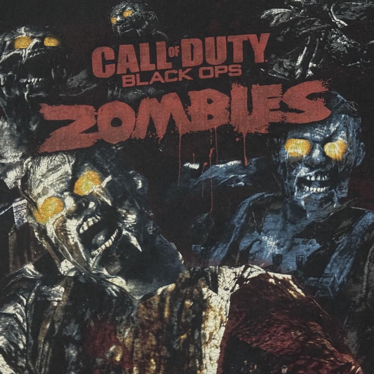 Vintage Vintage 00s Call of Duty Black Ops Zombies T Shirt Size US XS / EU 42 / 0 - 2 Thumbnail
