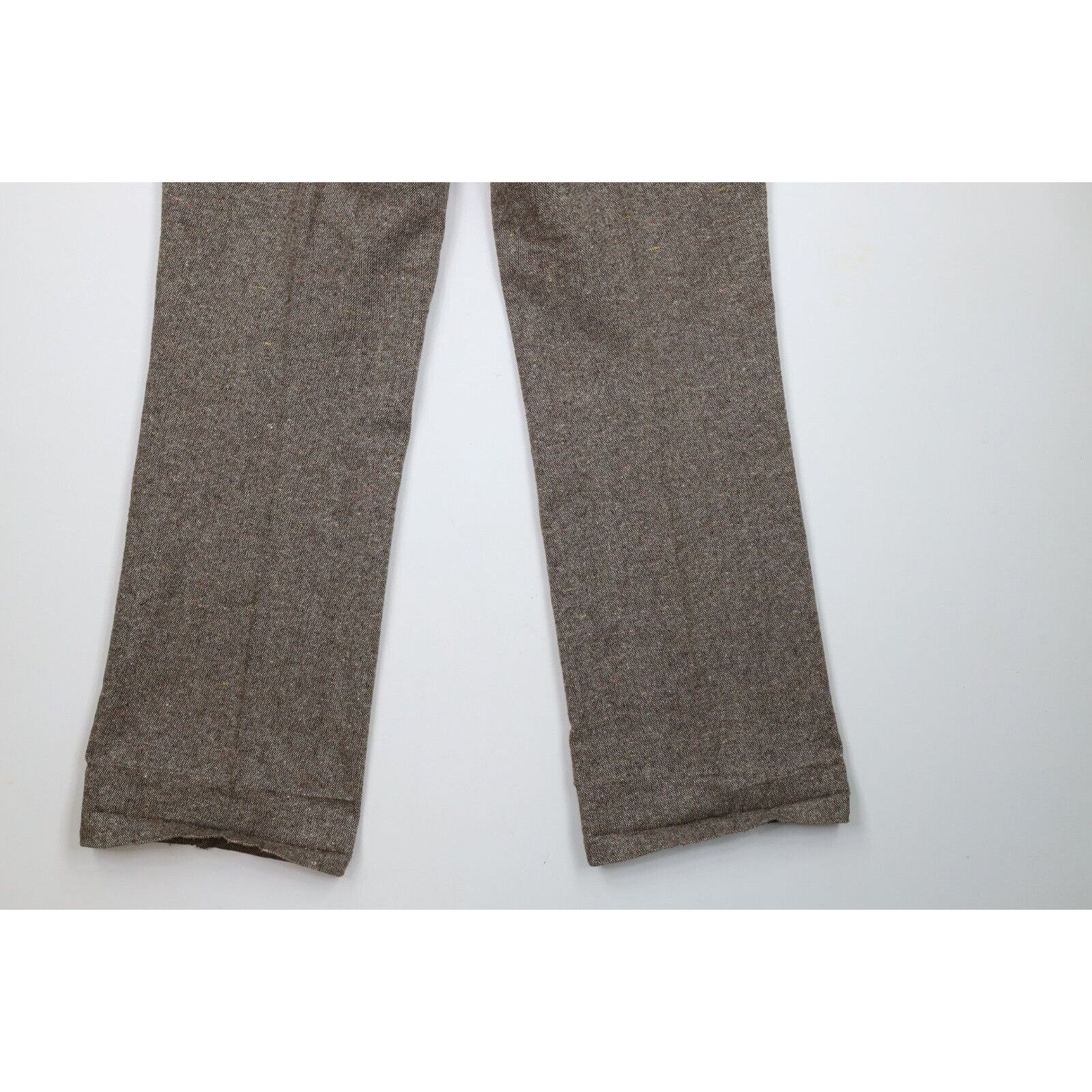 Vintage Vintage 70s Streetwear Rainbow Fleck Wool Tweed Suit Size 42R - 20 Thumbnail