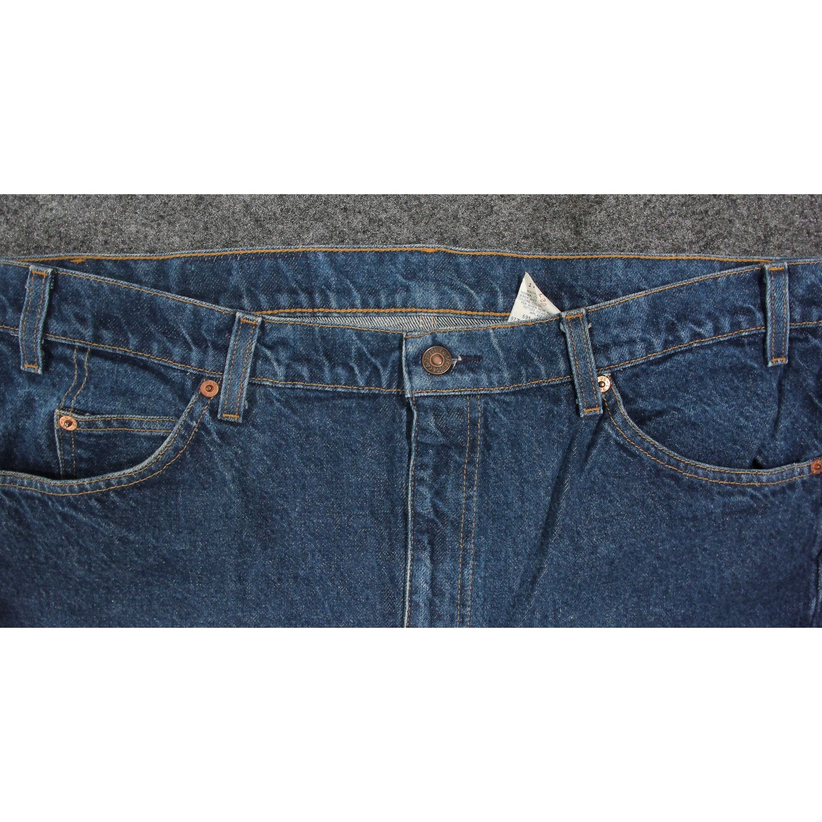 Levi's Levi's 1993 Blank Orange Tab 505 Denim Dark Wash 40x31.5 Size US 40 / EU 56 - 11 Thumbnail
