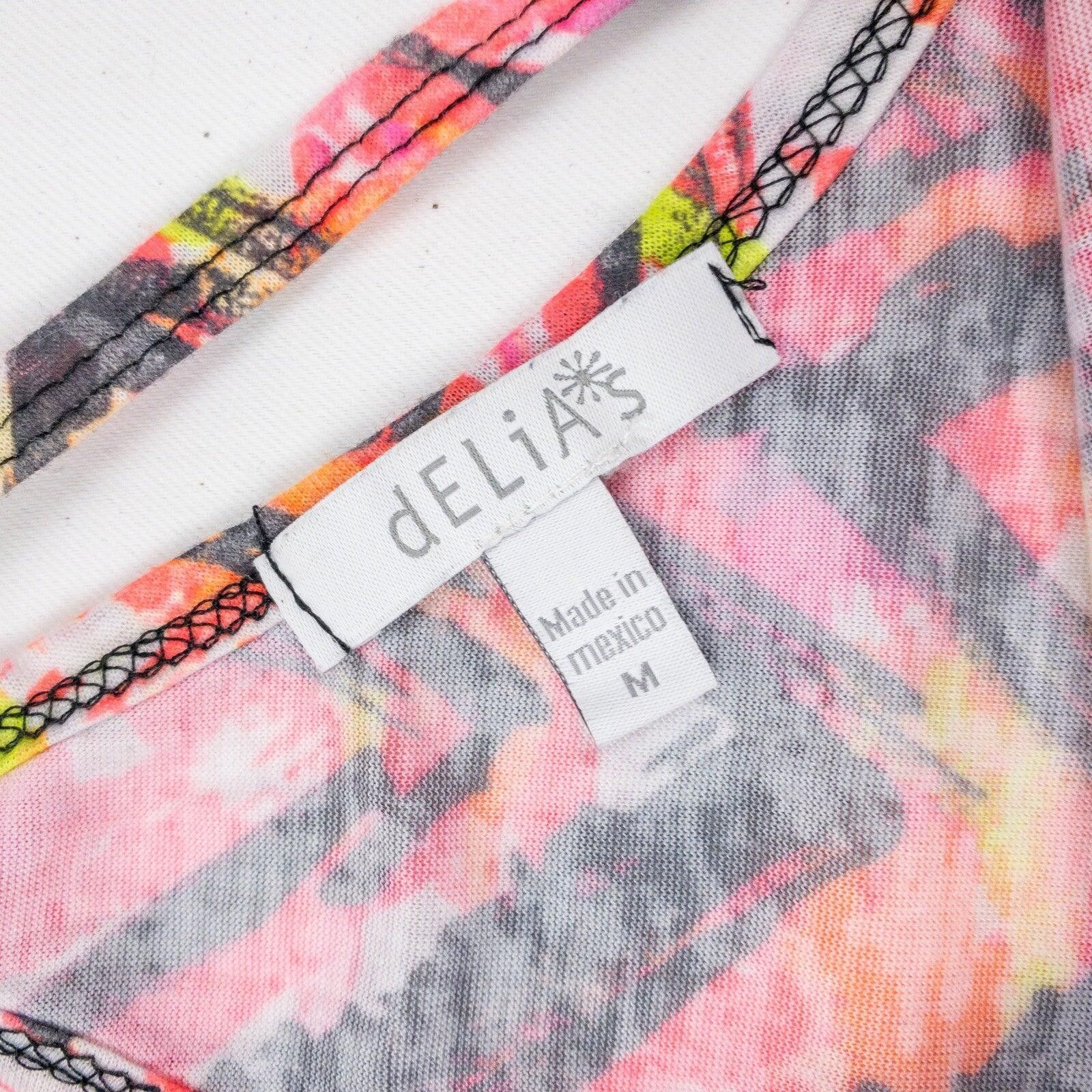 Other Delias Neon Pink Chevron Racerback Tank Top Womens Medium Size M / US 6-8 / IT 42-44 - 9 Thumbnail