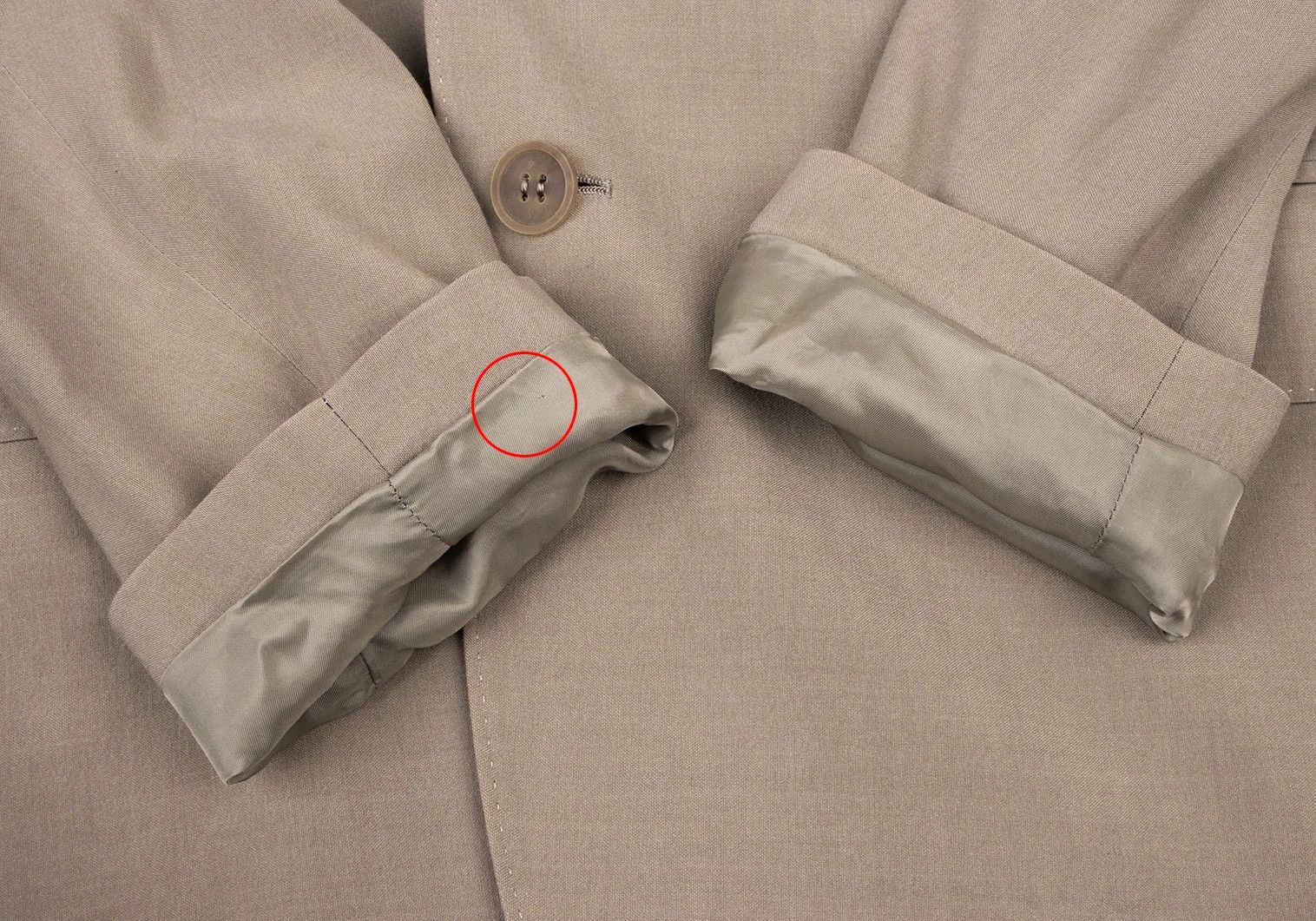 Issey Miyake Rayon Silk Flap Pocket Jacket in Beige Size US M / EU 48-50 / 2 - 9 Thumbnail