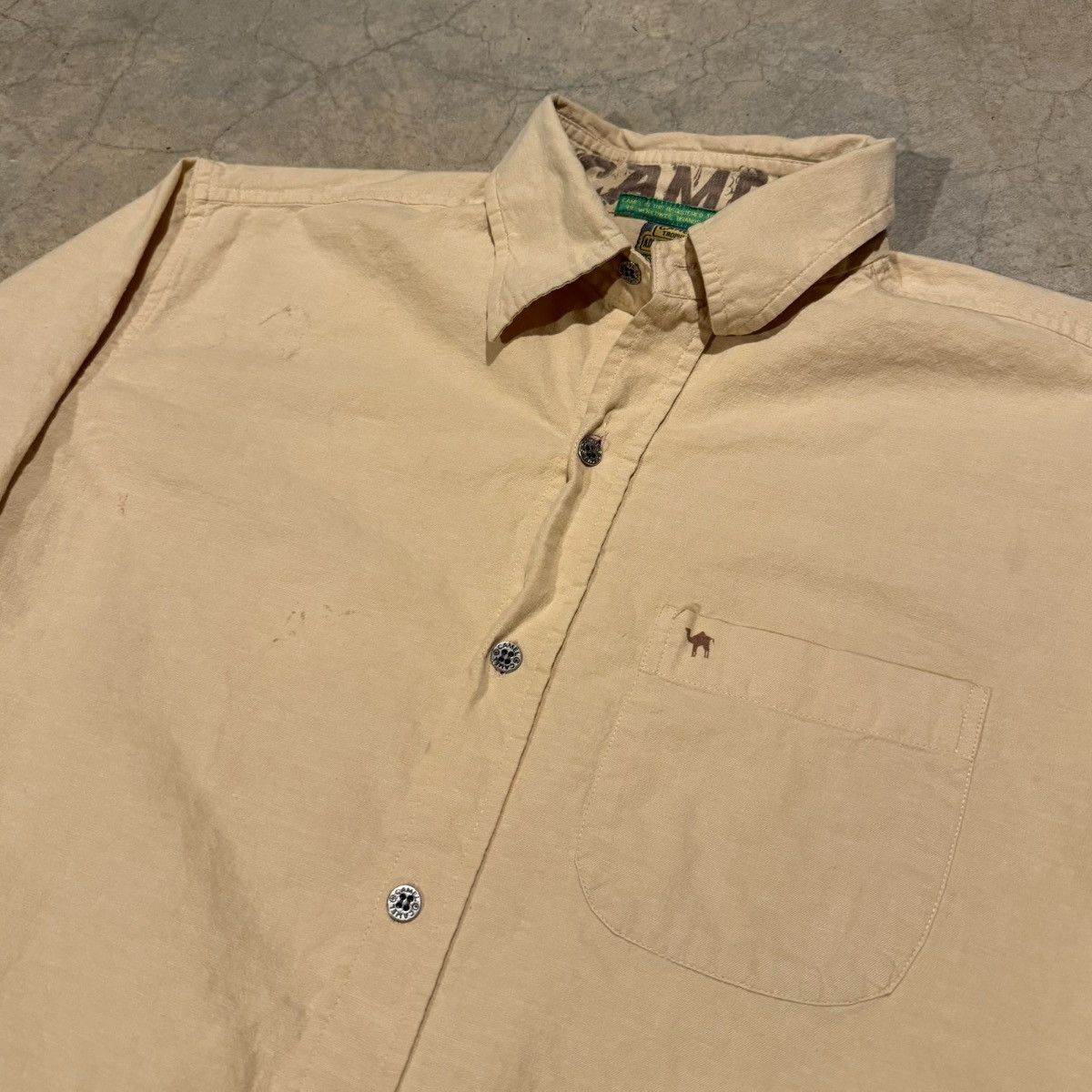 Camel 1990s Camel Trophy Flannel Shirt Cigarette Promo ERD Grunge Size US S / EU 44-46 / 1 - 3 Thumbnail