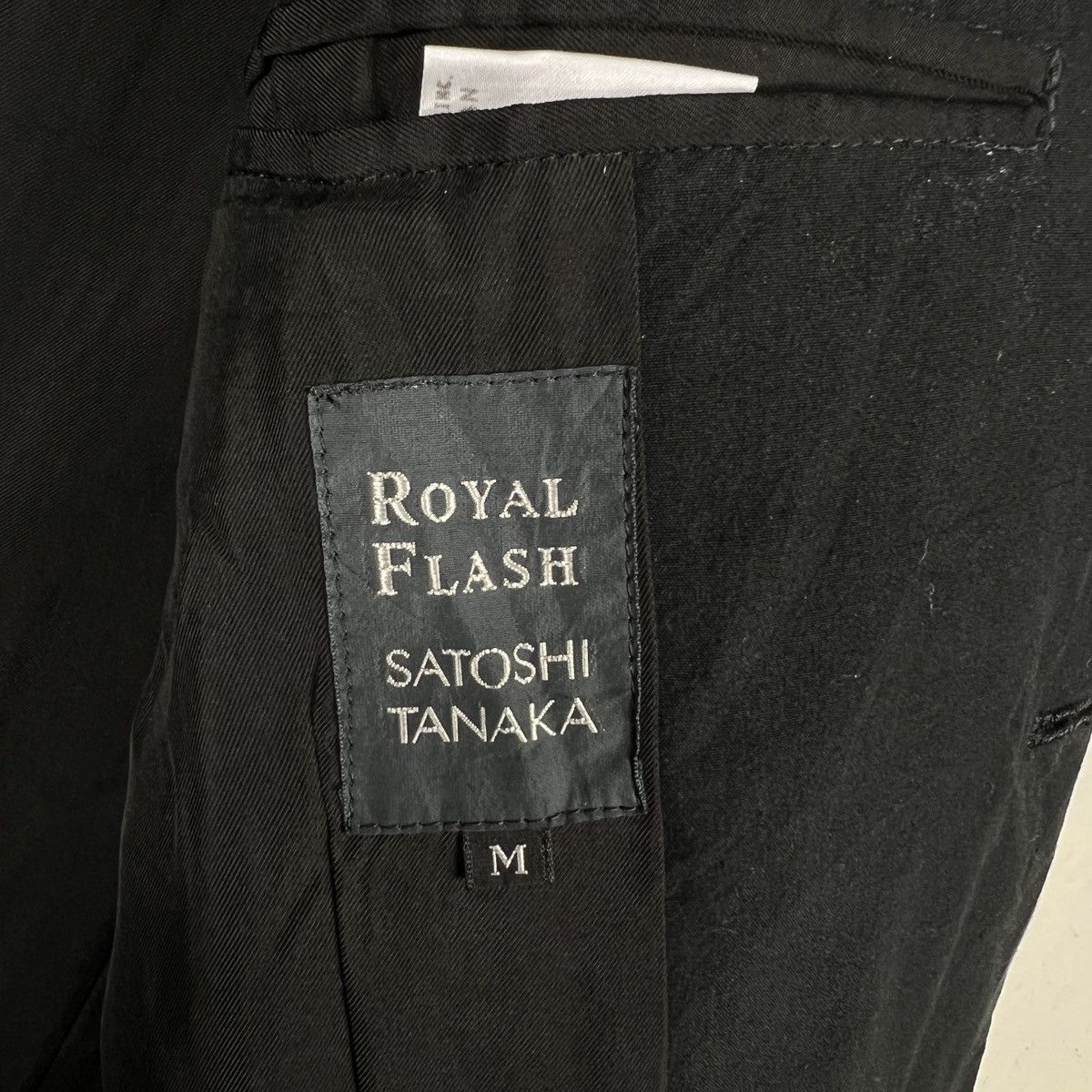 Satoshi Nakamoto Royal Flash Designer Satoshi Tanaka Cotton Blazer Jacket Size US M / EU 48-50 / 2 - 8 Thumbnail
