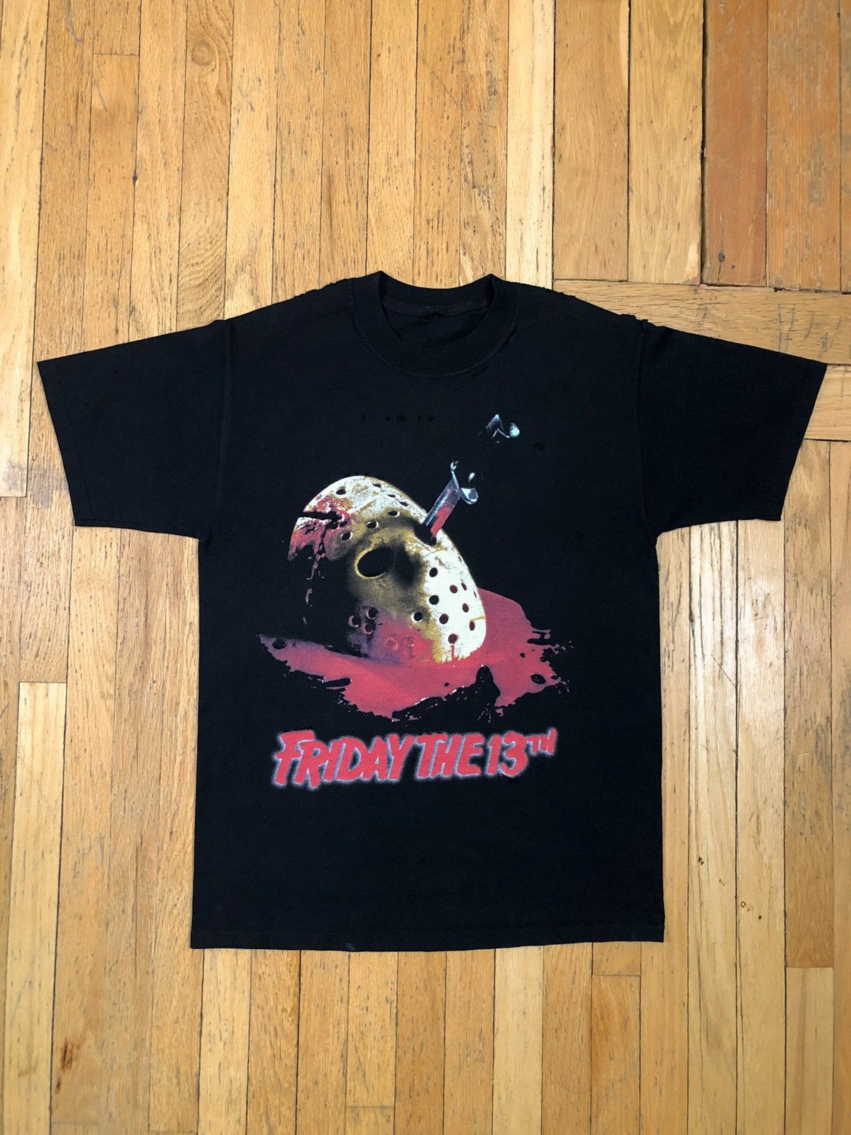 Vintage 2002 Friday The 13th Made In Hell T-Shirt Size US M / EU 48-50 / 2 - 2 Thumbnail