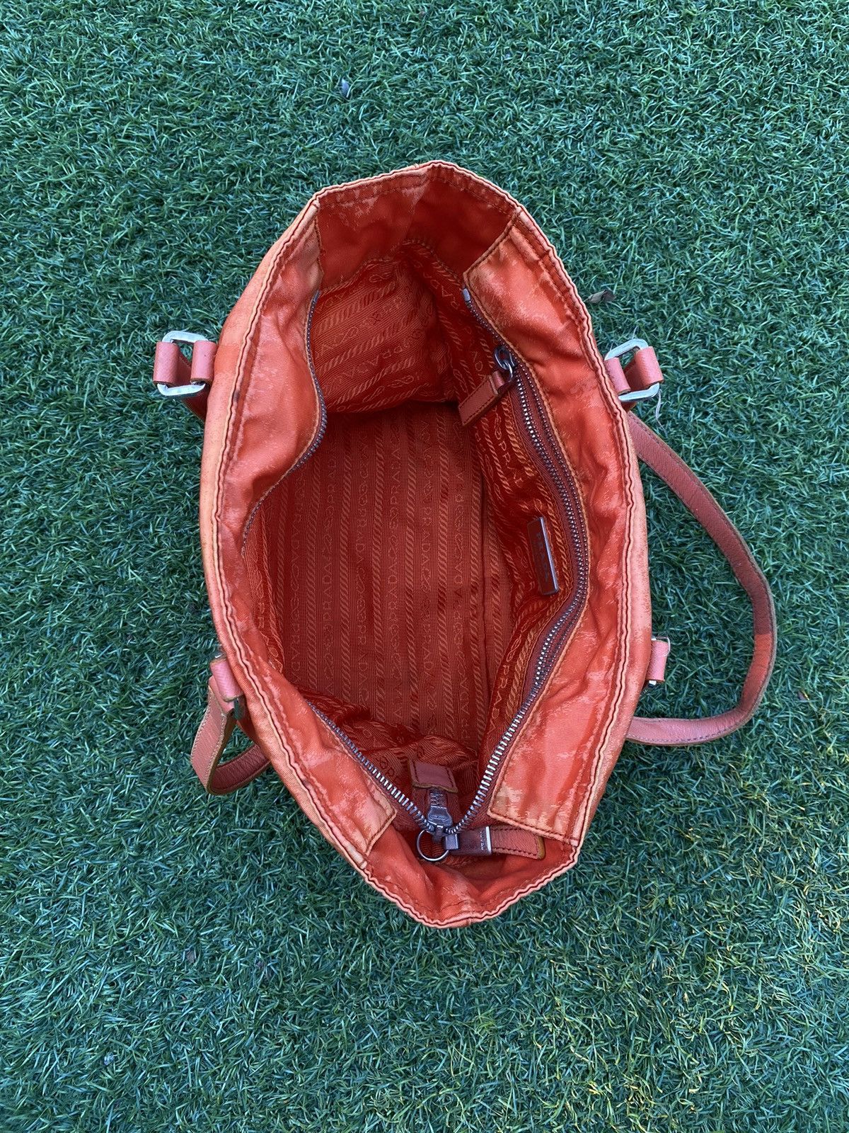 Prada PRADA ORANGE NYLON SHOULDER BAG Size ONE SIZE - 9 Thumbnail