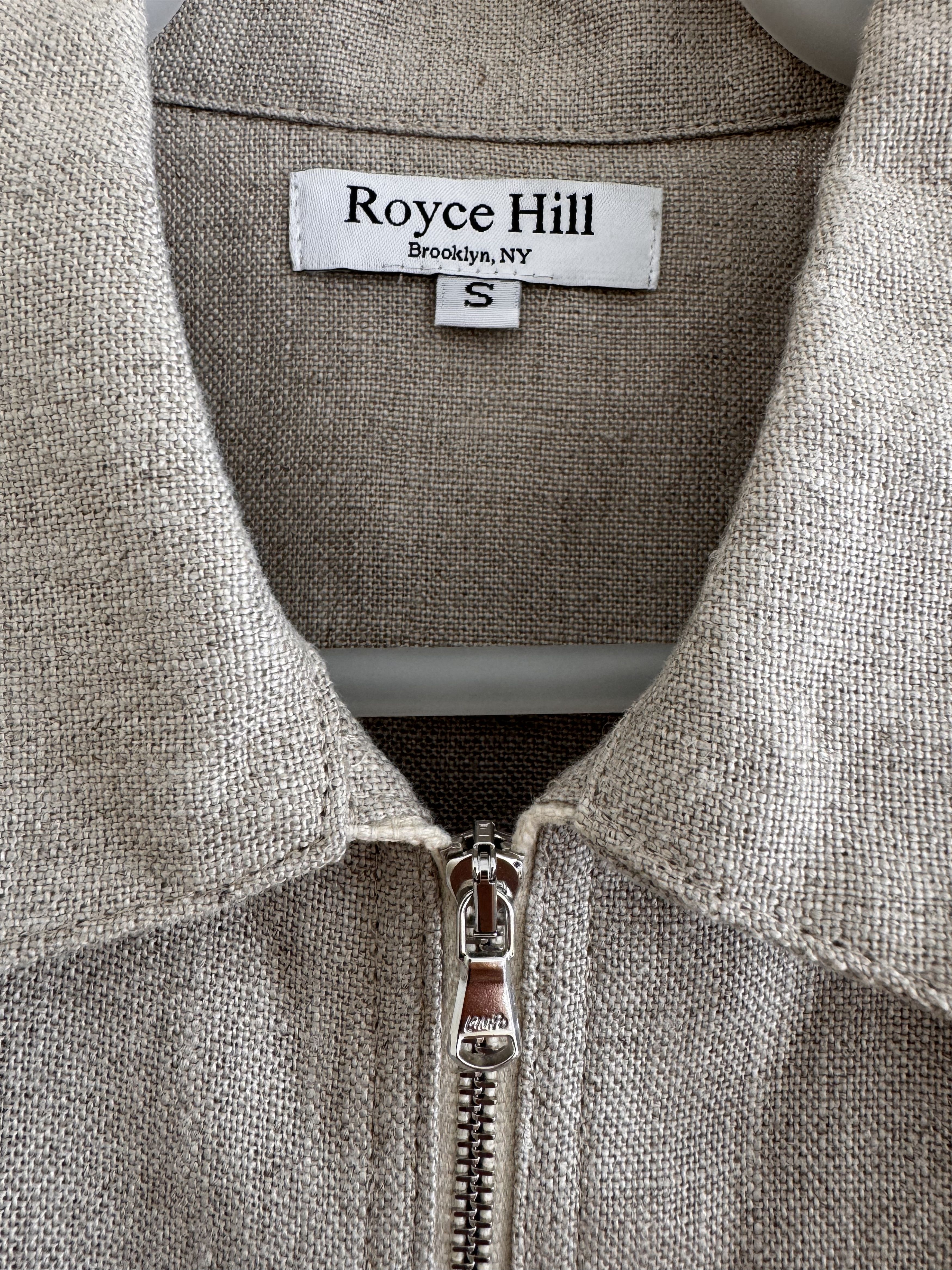 Other Royce Hill Linen Quarter Zip Polo (Beige) Small Size US S / EU 44-46 / 1 - 2 Thumbnail